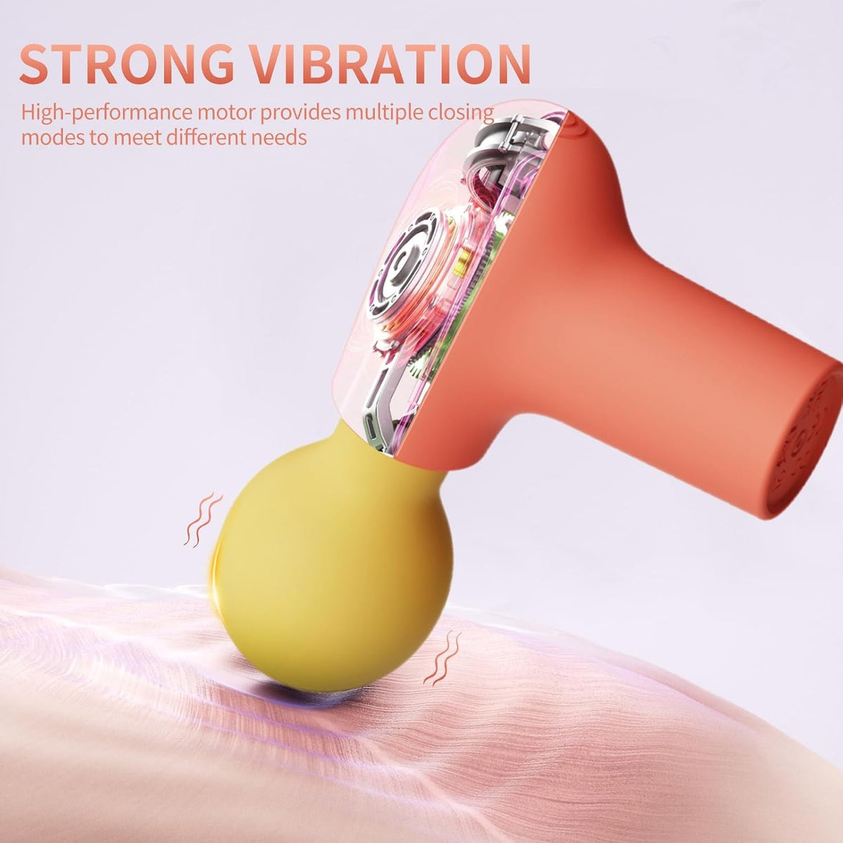 PulseCraft Fascia-Gun Style Vibrator – Dual Stimulation, 10 Modes - Vixen Adult Playroom