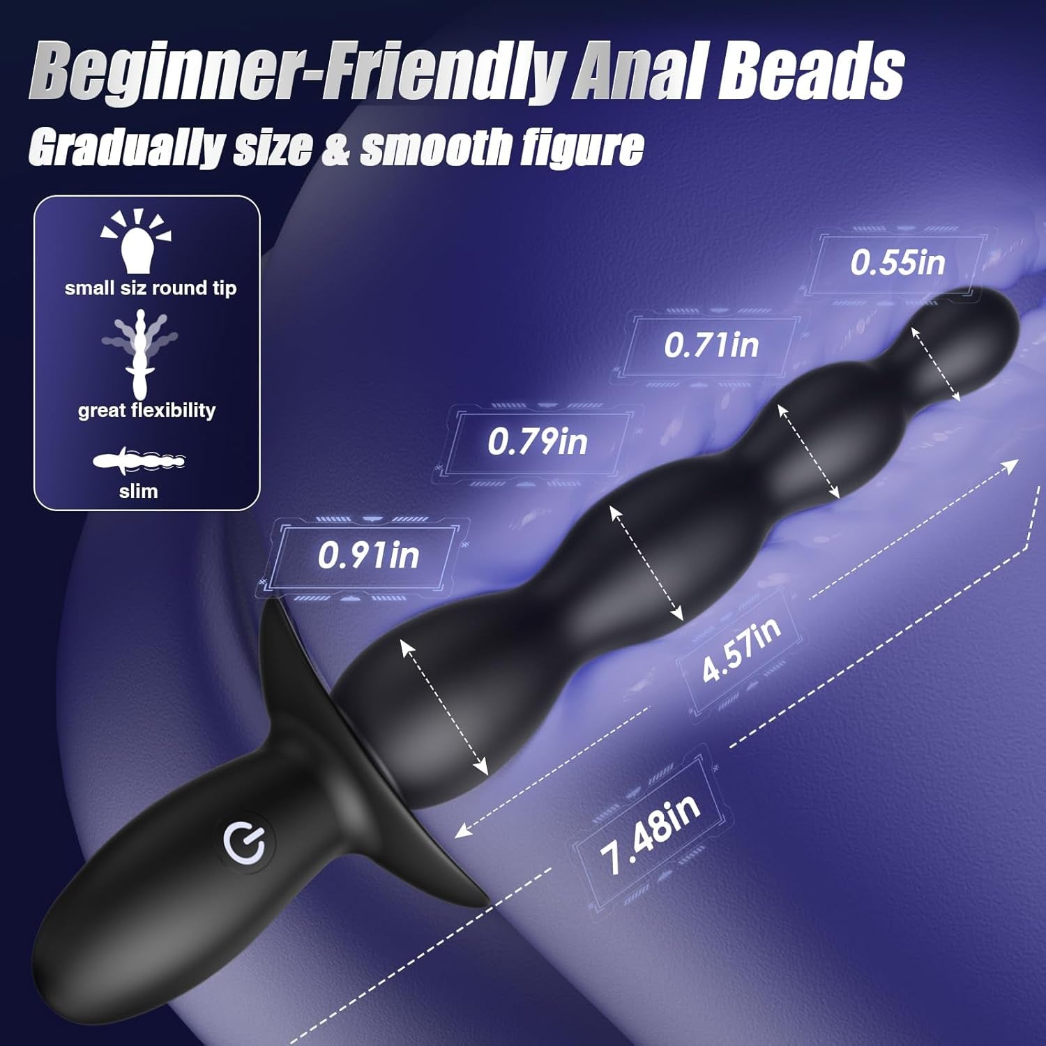 PulseLadder App - Control Anal Beads Vibrator - Vixen | Nova Network
