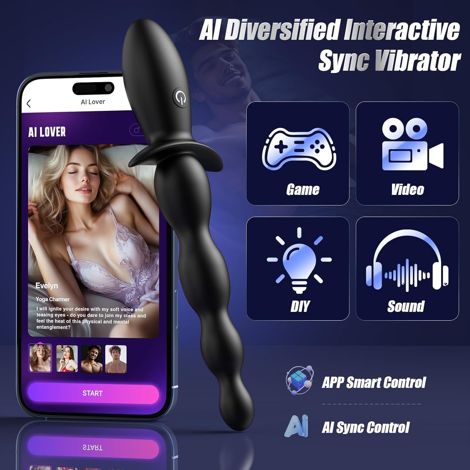 PulseLadder App - Control Anal Beads Vibrator - Vixen | Nova Network