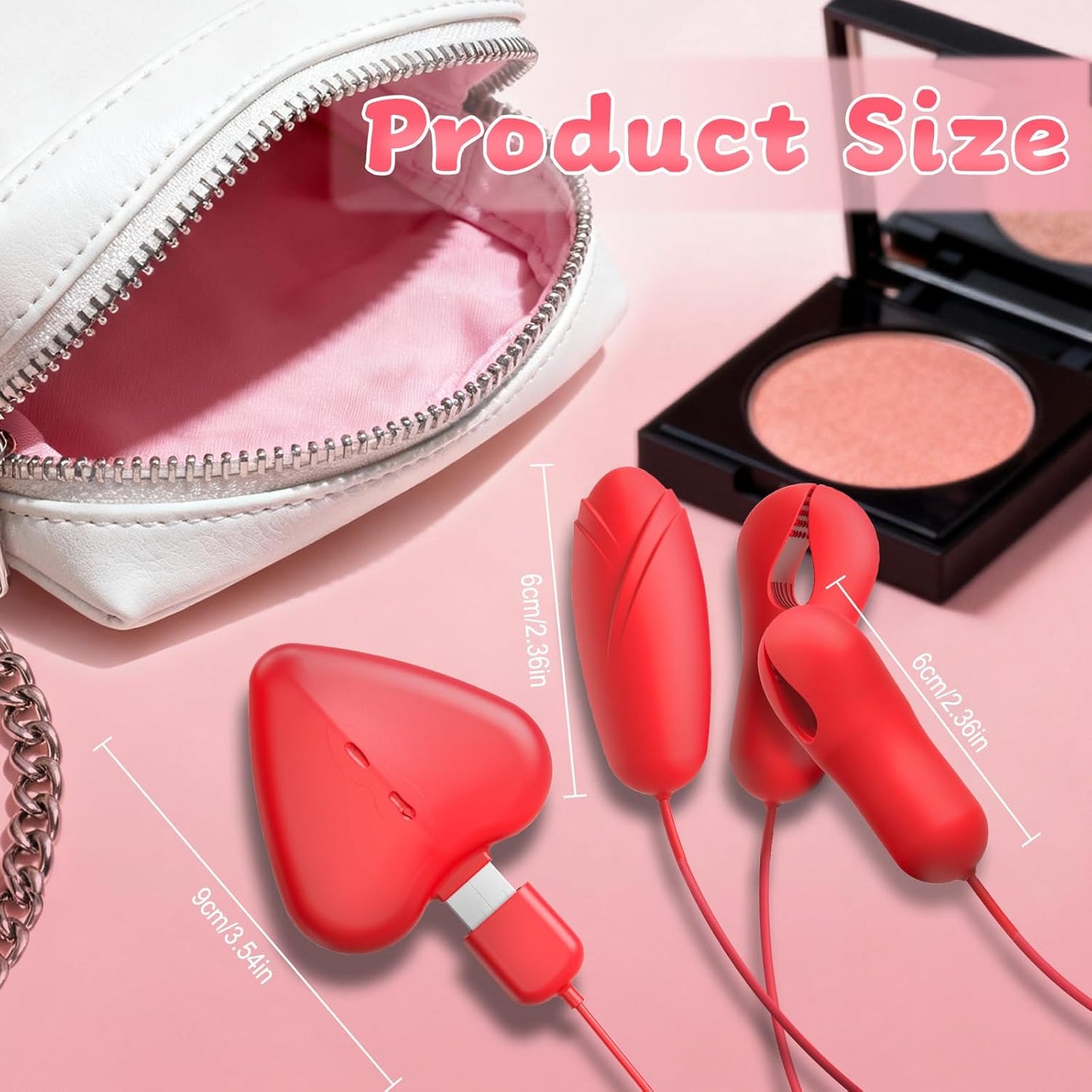 PulseLatch Nipple Clamps with Bullet Egg - Vixen | Nova Network