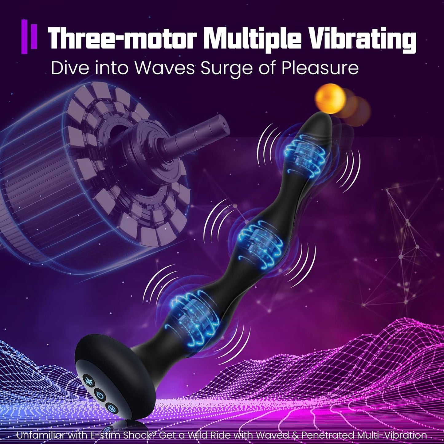 PulseLuxe E - Stim Anal Massager Plug - Vixen | Nova Network