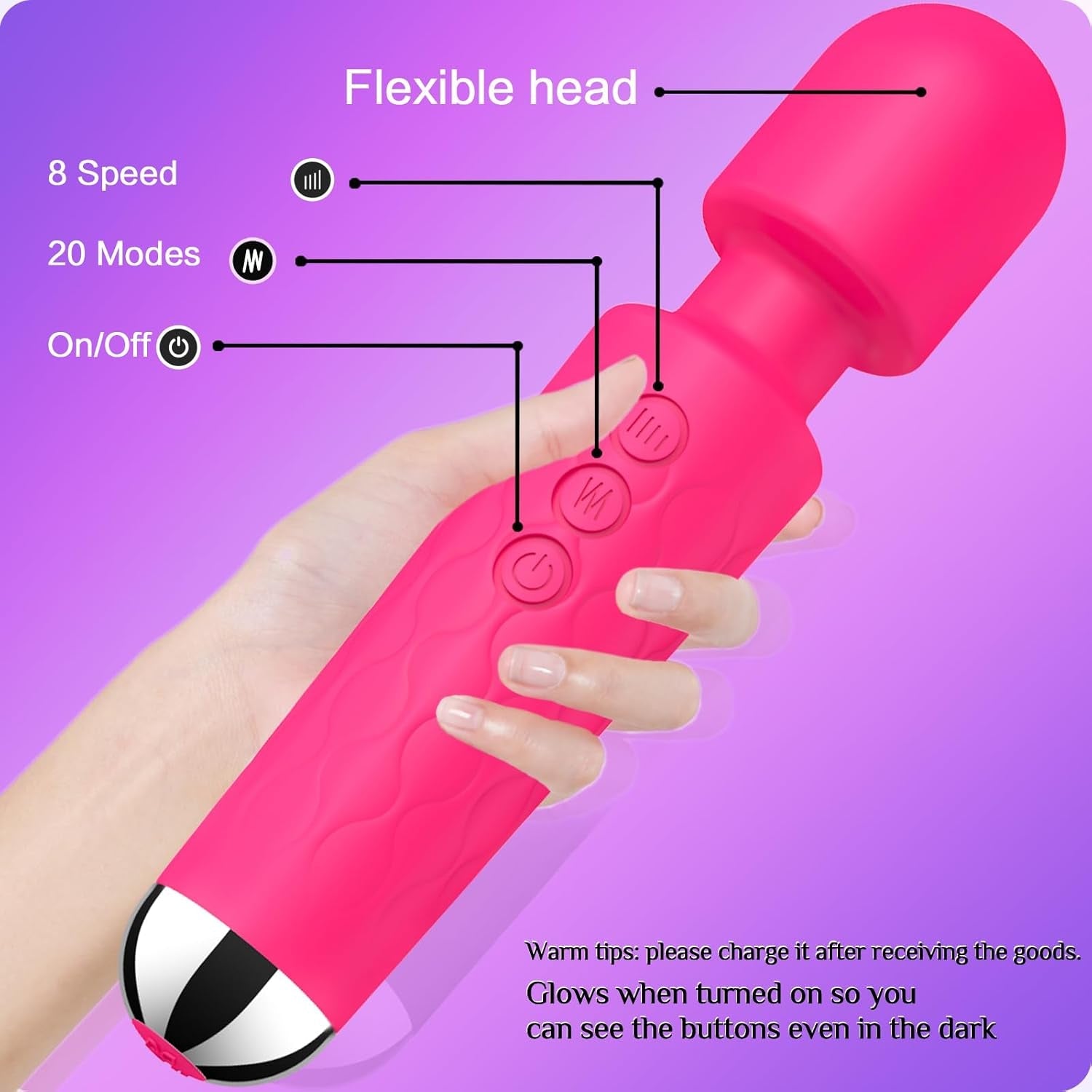 PulseMini G - Spot Wand Vibrator - Vixen | Nova Network