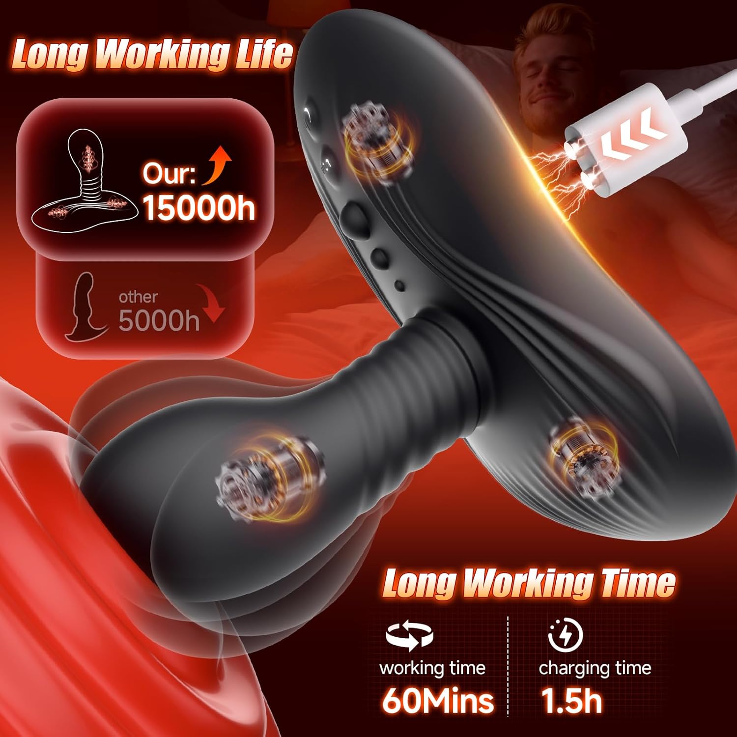 PulseRider 7 - in - 1 Rotating Prostate Grinder - Vixen | Nova Network