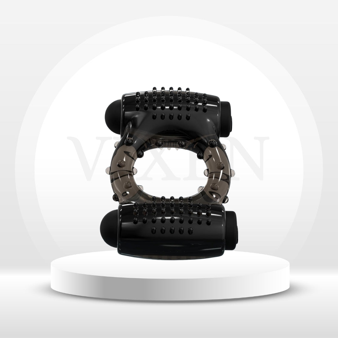 PulseRing Duo Cock Ring – Dual Bullet Vibrator - Vixen | Nova Network