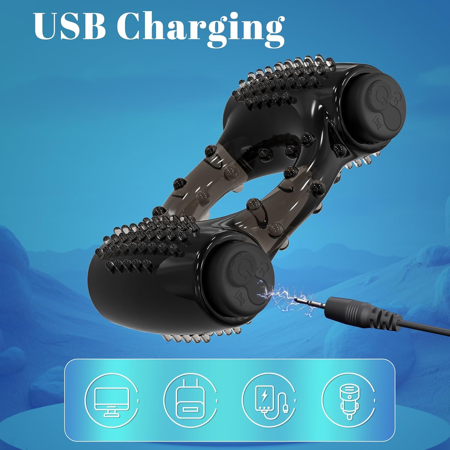 PulseRing Duo Cock Ring Dual Bullet Vibrator Vixen | Nova Network PulseRing Duo Cock Ring Dual Bullet Vibrator Vixen | Nova Network
