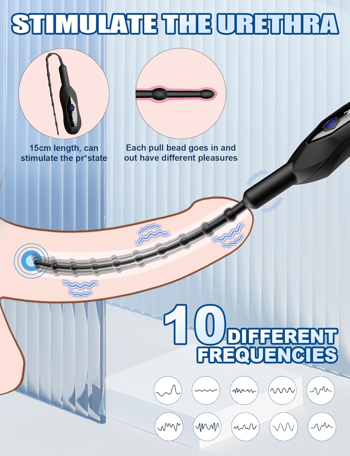 PulseRod Urethral & Anal Vibrator - Vixen | Nova Network