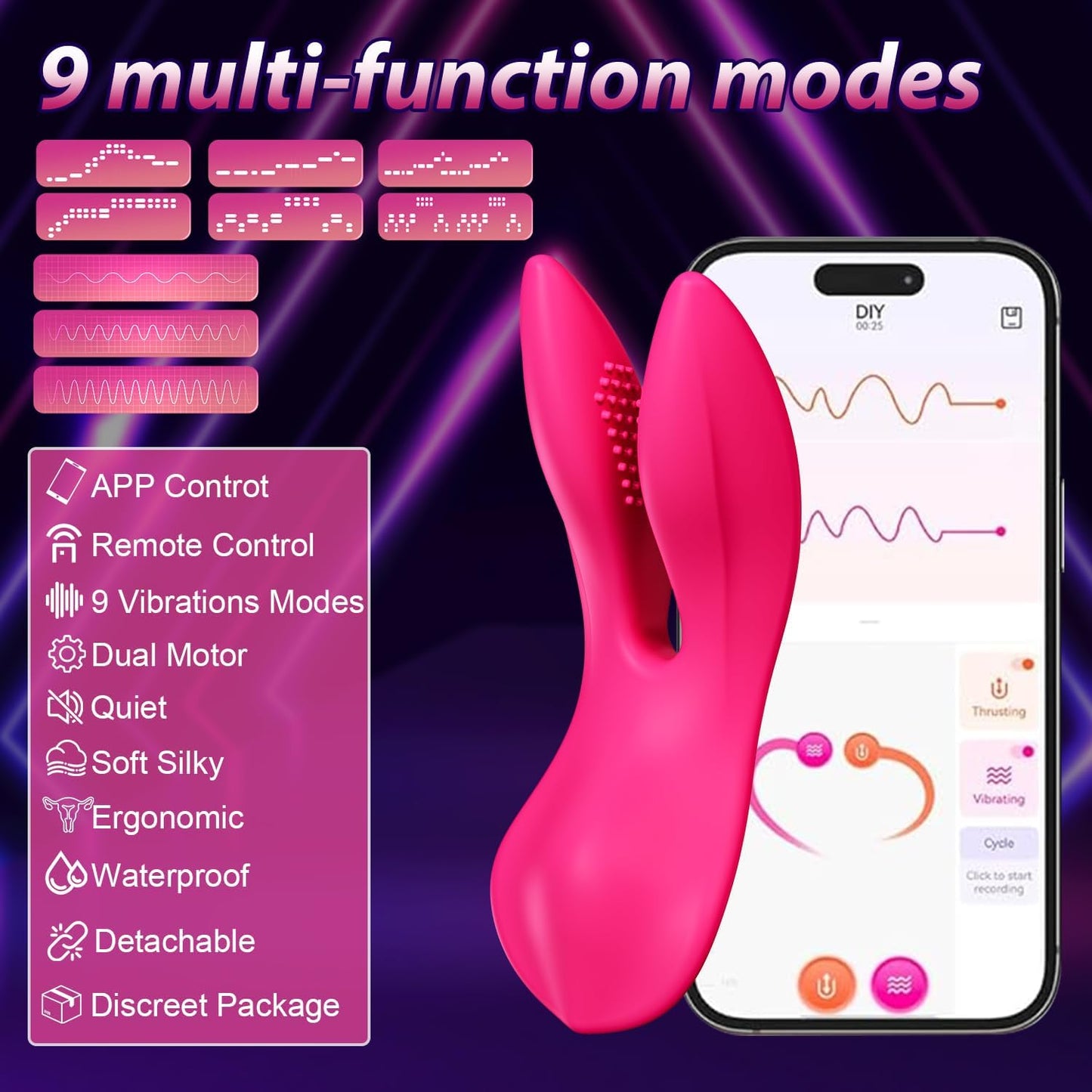 PulseShift 4Play Finger Vibrator - Vixen | Nova Network