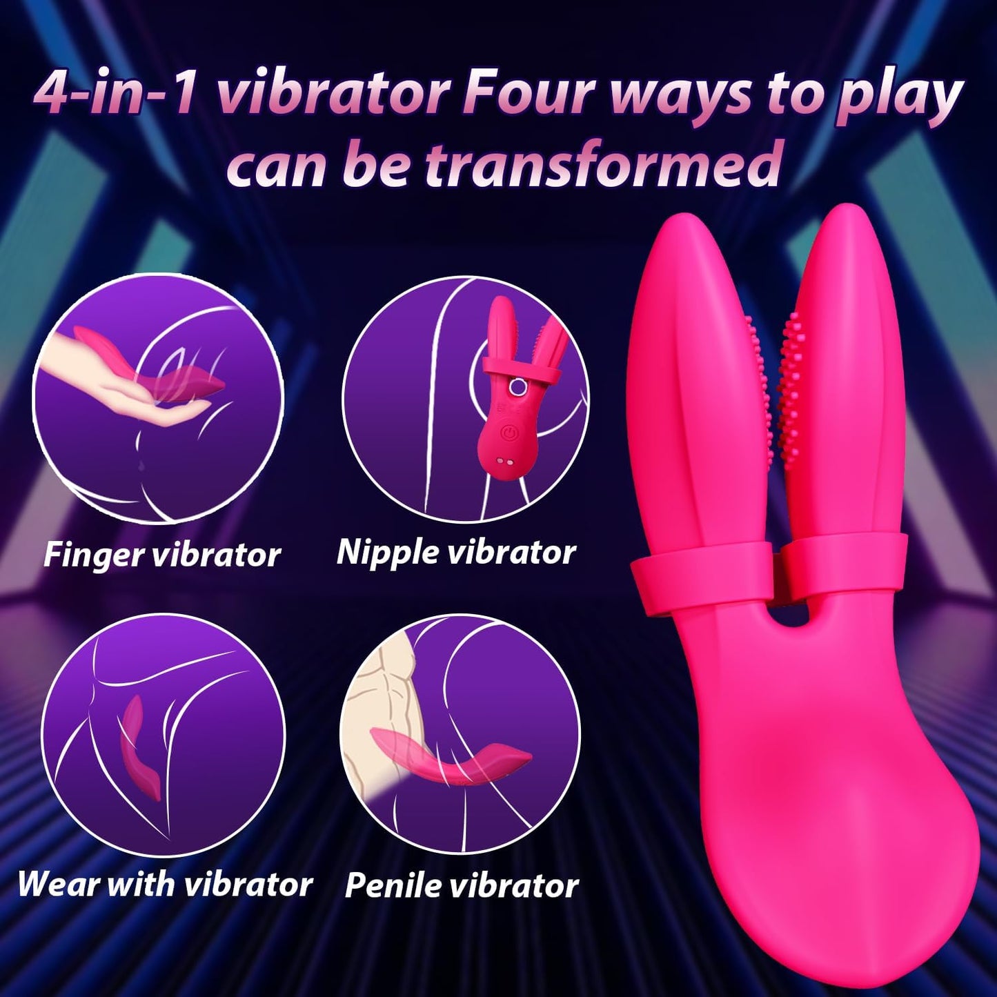 PulseShift 4Play Finger Vibrator - Vixen | Nova Network