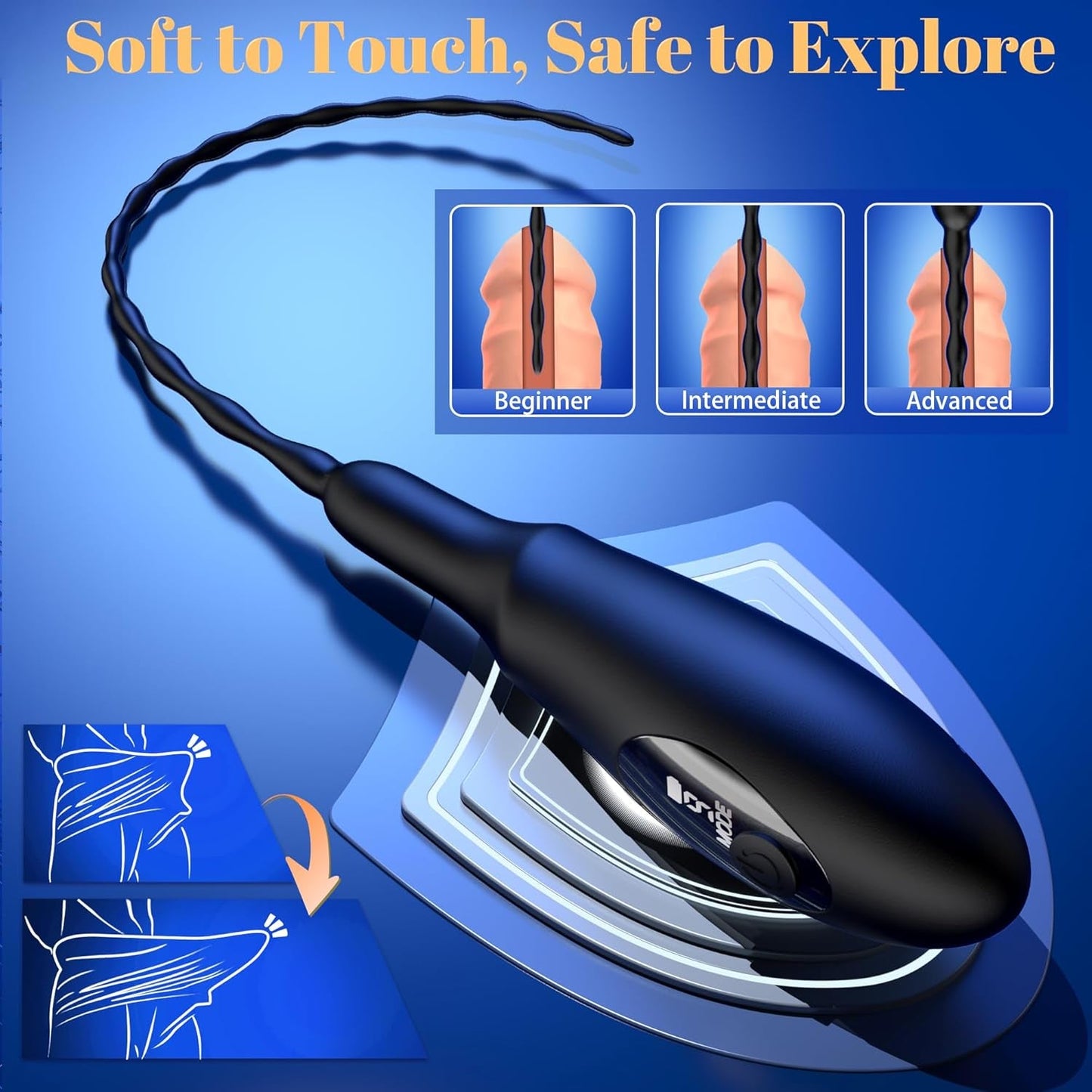 PulseSound Vibrating Urethral Sound Penis Plug - Vixen | Nova Network