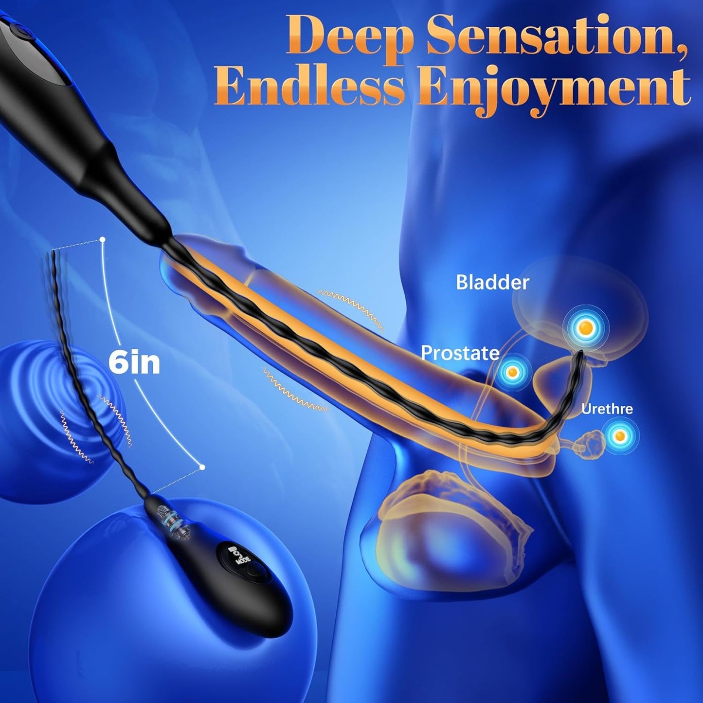 PulseSound Vibrating Urethral Sound Penis Plug - Vixen | Nova Network