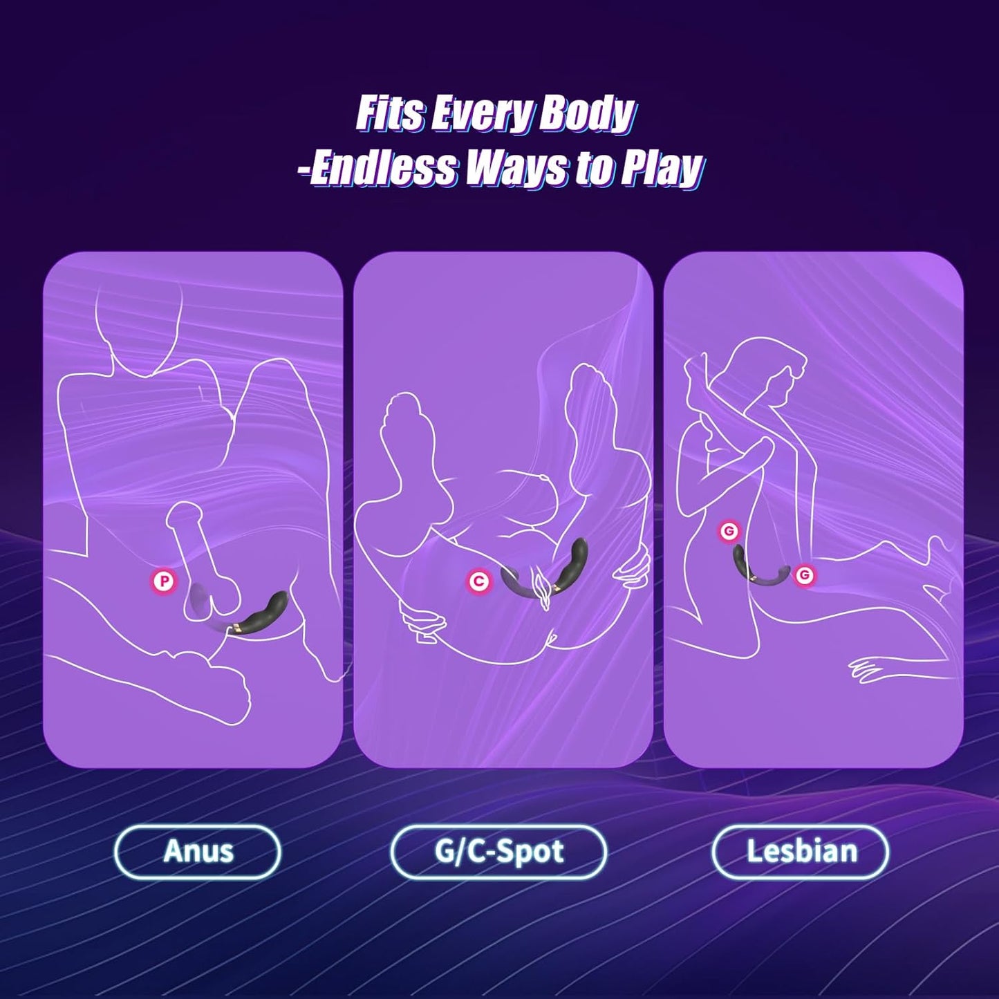 PulseSplit Dual - End Tapping Vibrator - Vixen | Nova Network
