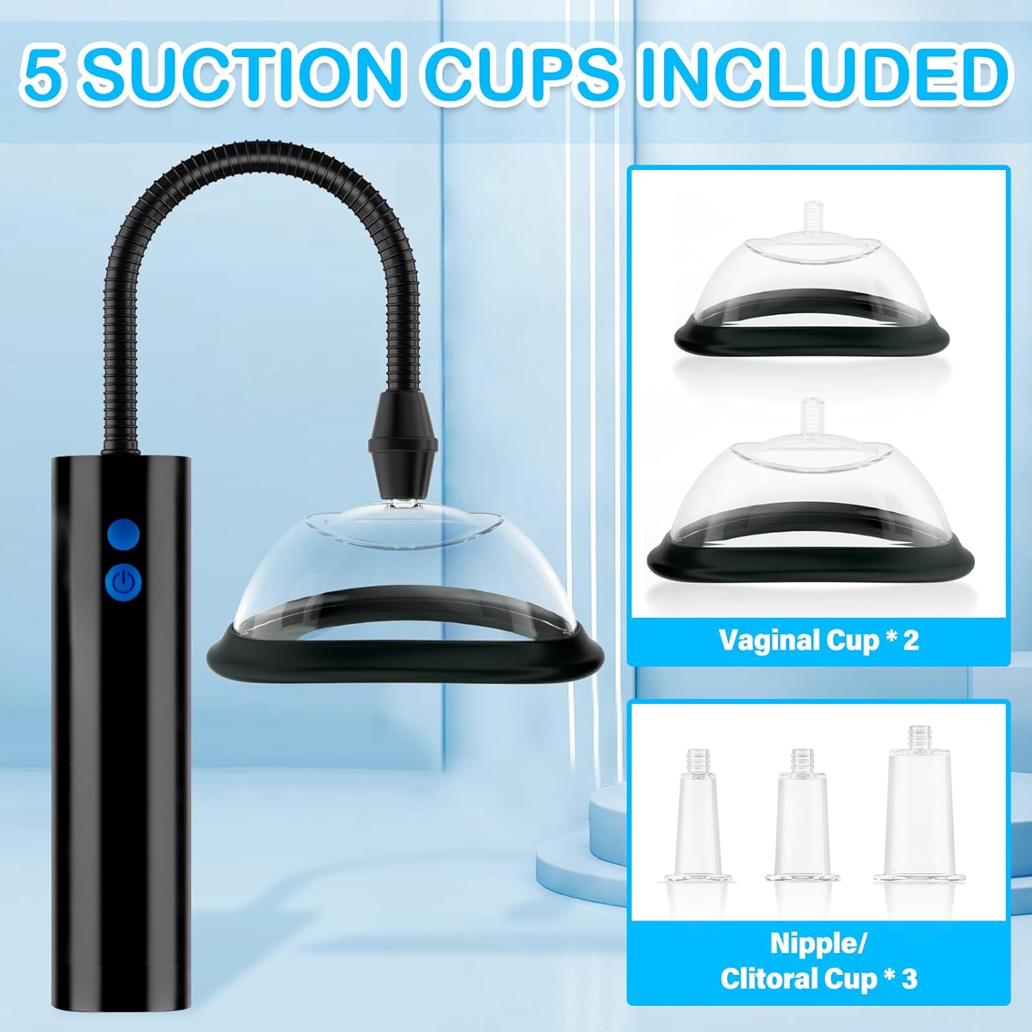 PulseSuction Clit & Nipple Suction Pump Kit - Vixen | Nova Network