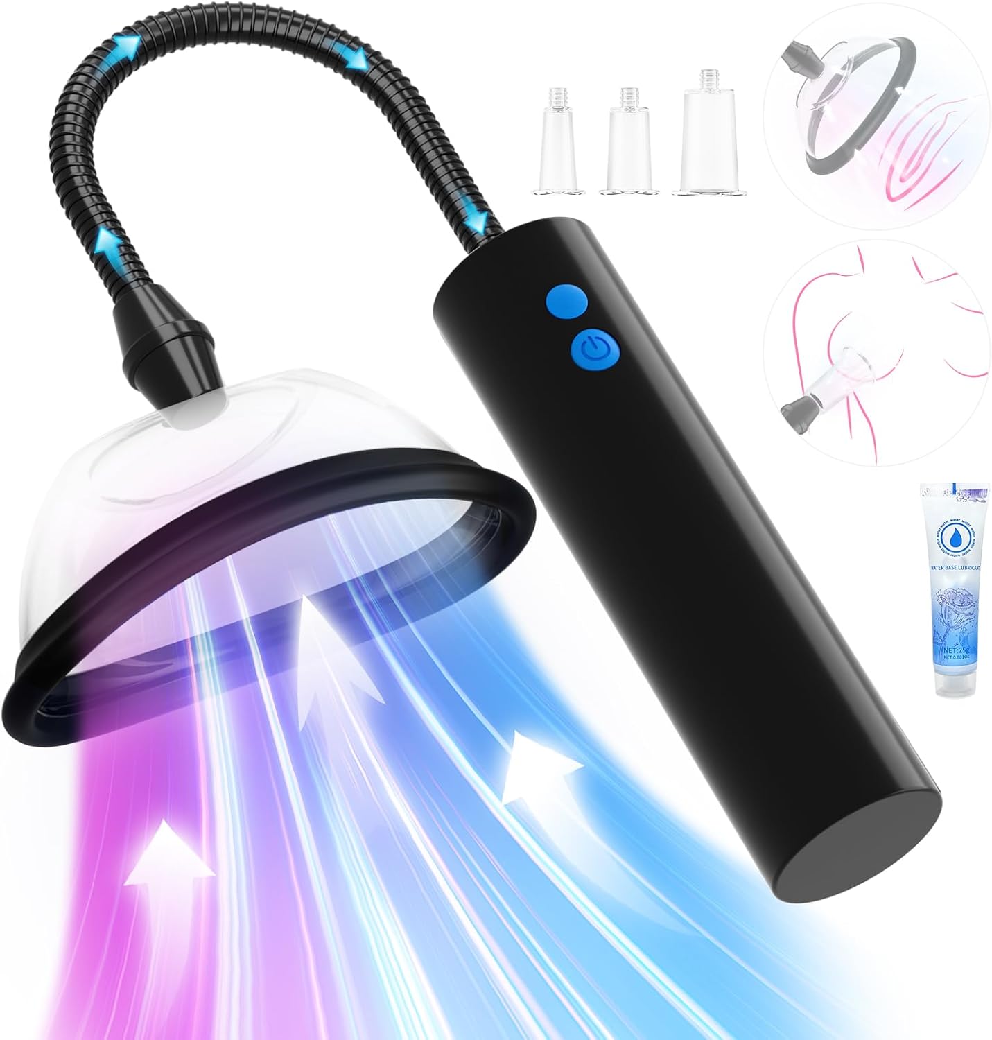 PulseSuction Clit & Nipple Suction Pump Kit - Vixen | Nova Network