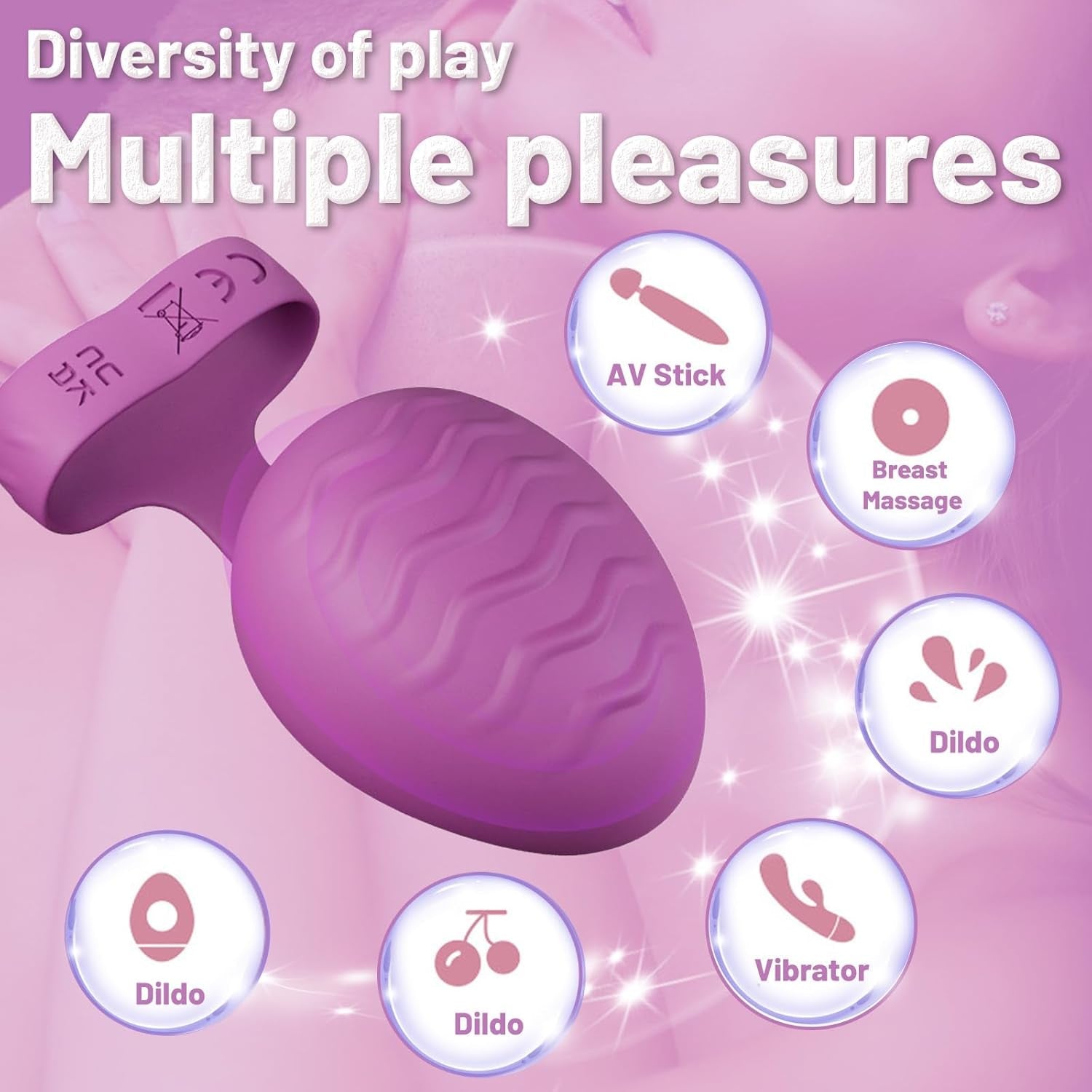 PulseTouch 10 Speed Finger Vibrator - Vixen | Nova Network