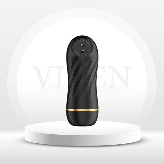 PulseWrap Vibrating Stroker with Cock Ring Trainer - Vixen | Nova Network