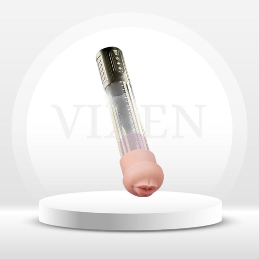 PumpPlay Penis Pump & Mouth Masturbator - Vixen | Nova Network