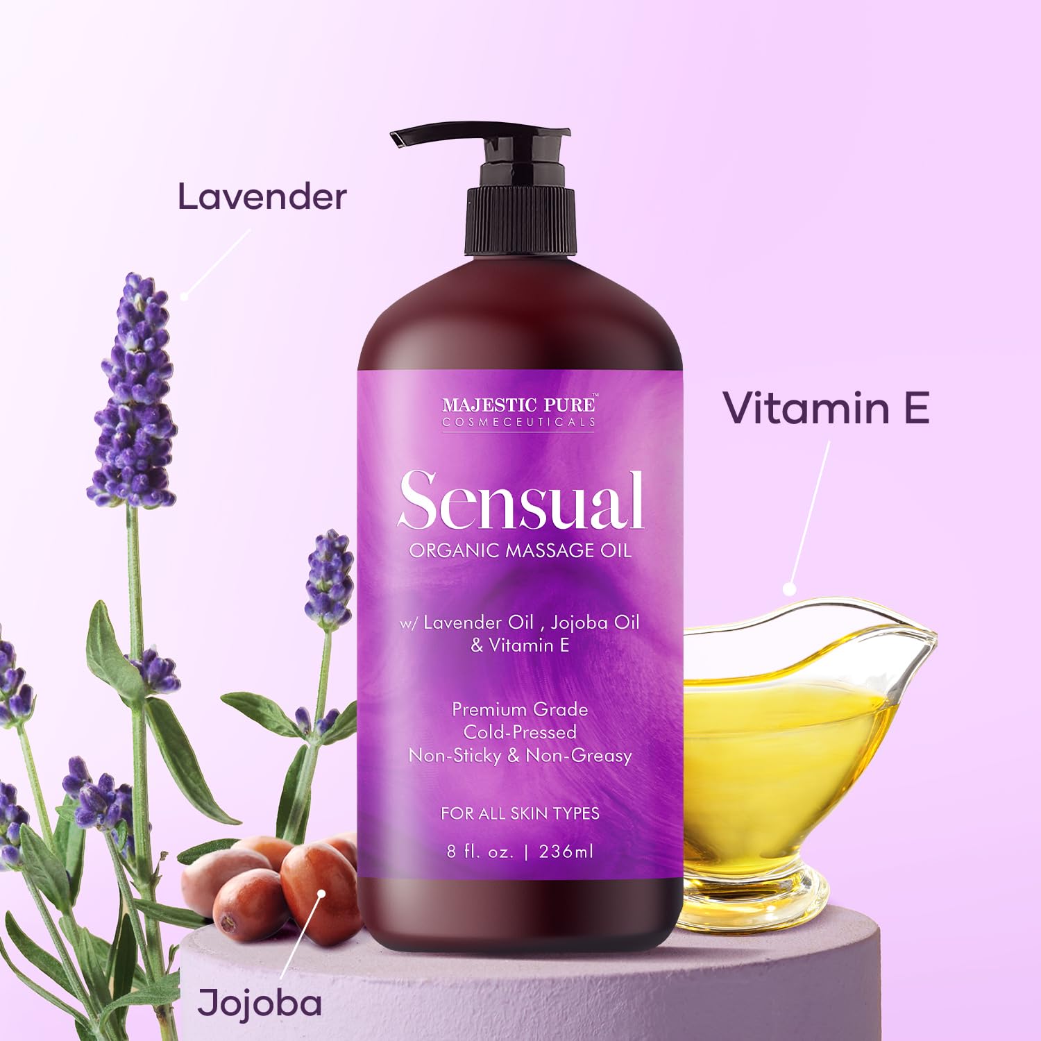 Pure Organic Sensual Massage Oil - Vixen | Nova Network