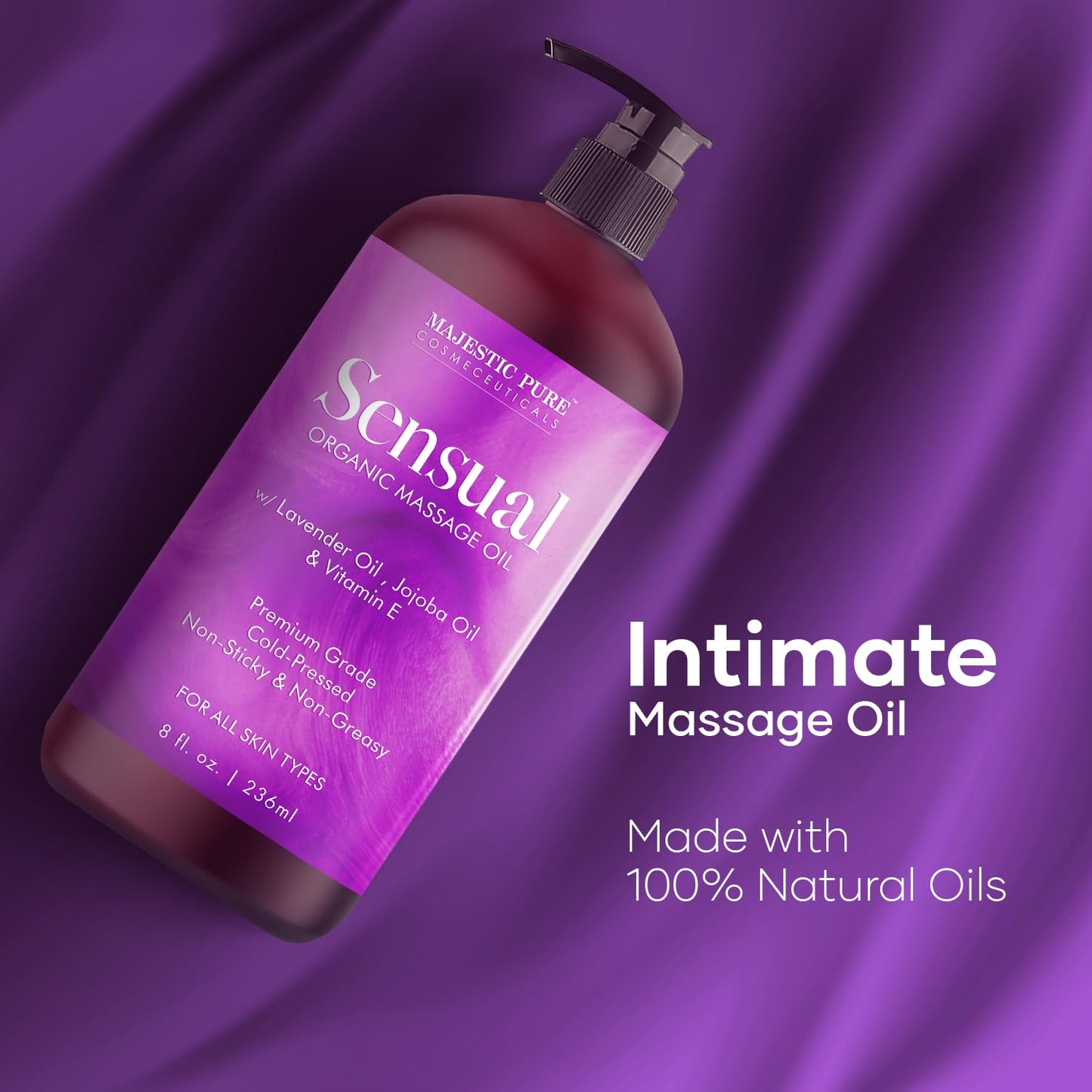 Pure Organic Sensual Massage Oil - Vixen | Nova Network