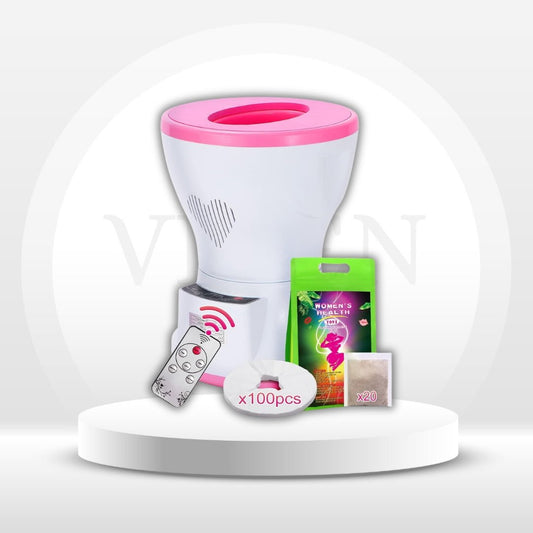 PureFresh Electric Vaginal Steam Seat with Remote & Touch Control - Vixen Adult Playroom