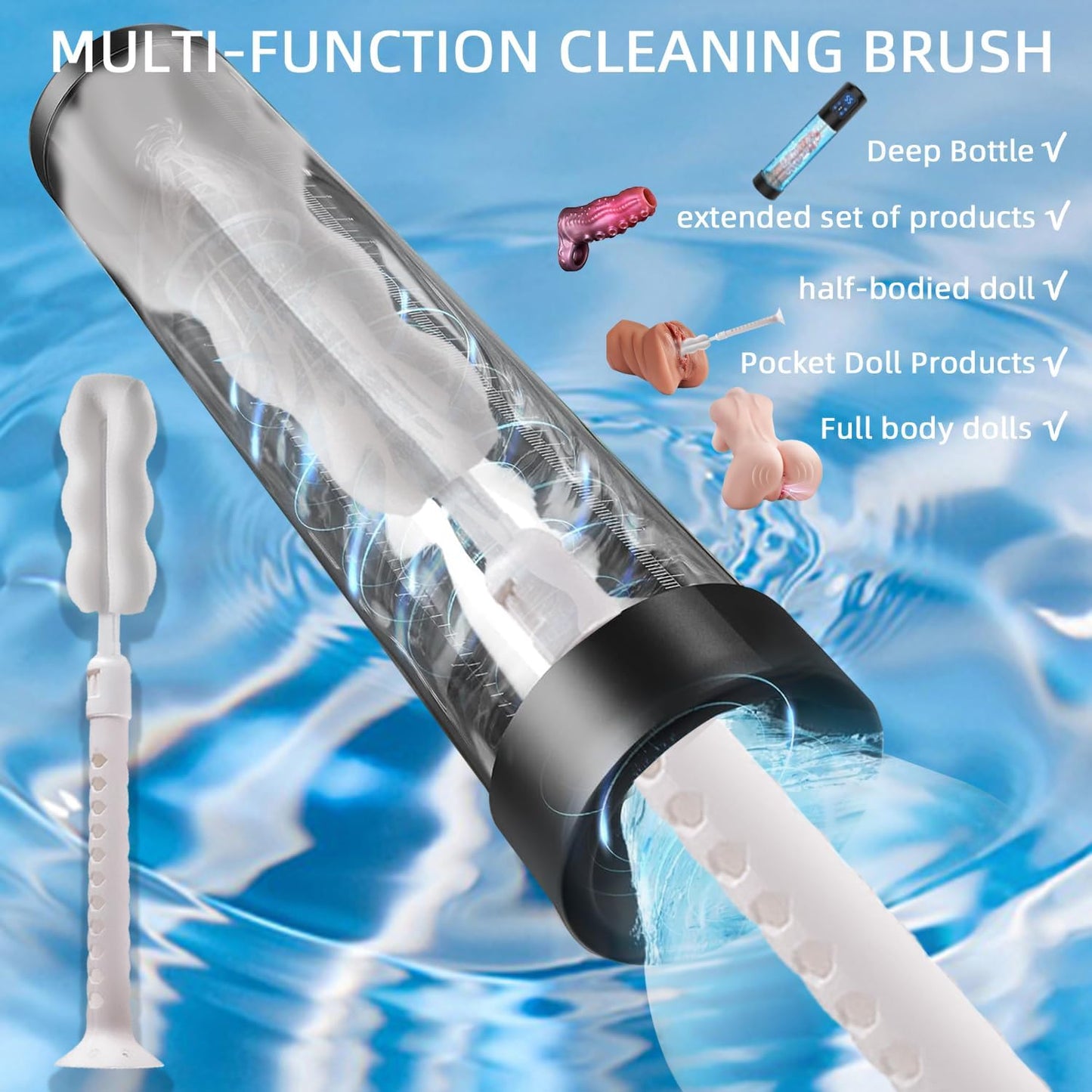 PurePlay Brush – Male Toy Cleaner - Vixen | Nova Network
