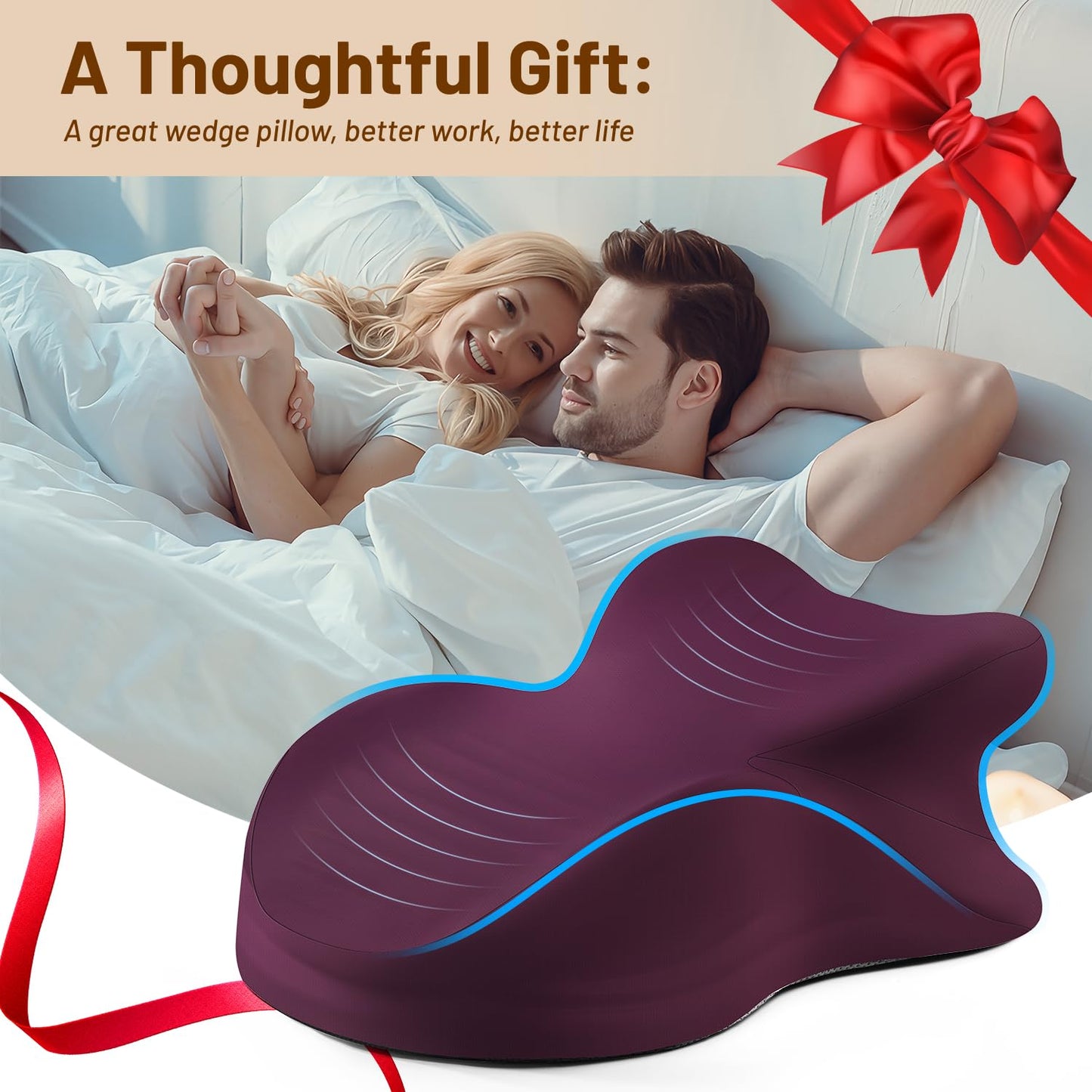 Purple Couples Intimacy Position Support Pillow - Vixen | Nova Network