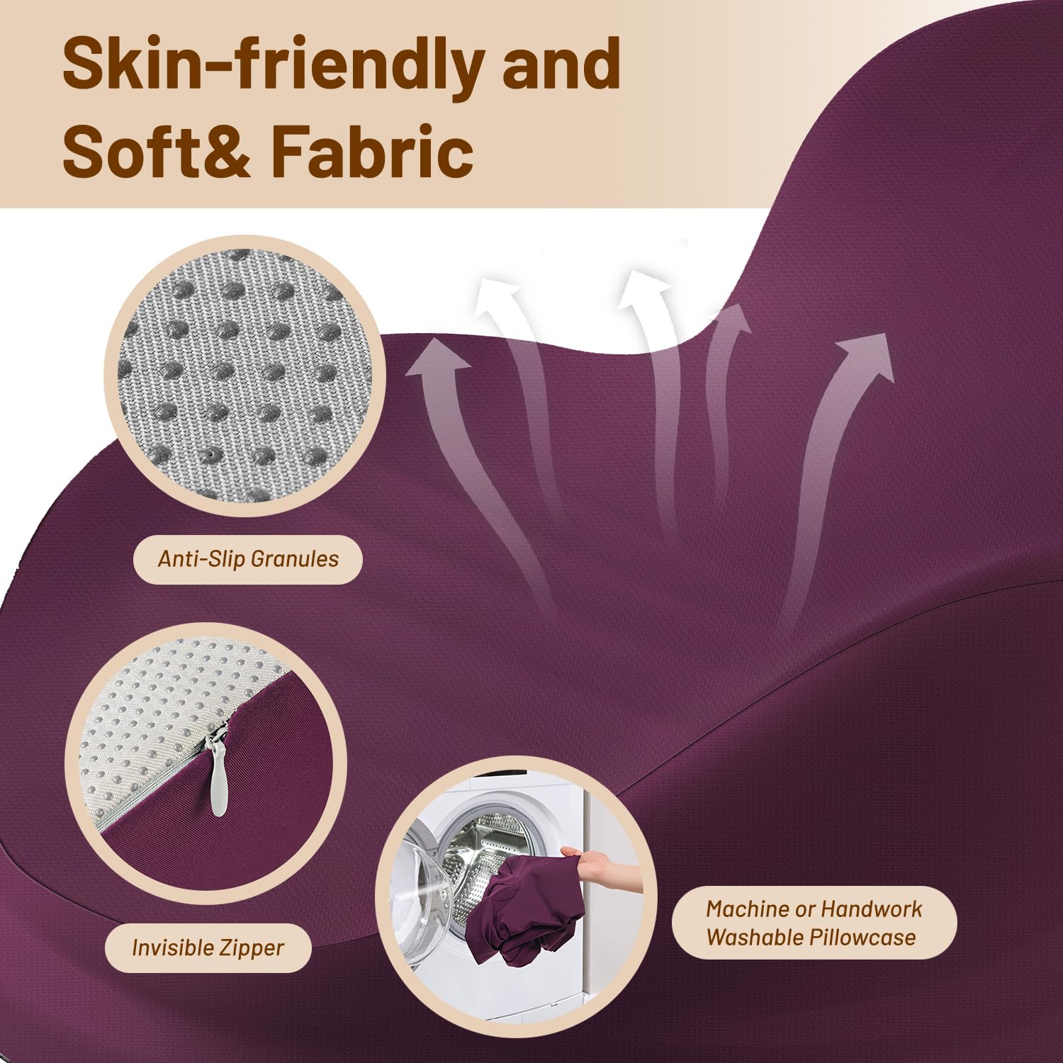 Purple Couples Intimacy Position Support Pillow - Vixen | Nova Network