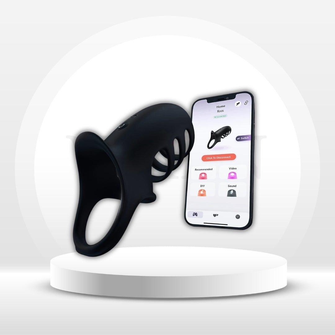 QuadLoop Vibrating Cock Ring Sleeve 10 Modes | Adjustable Fit - Vixen | Nova Network