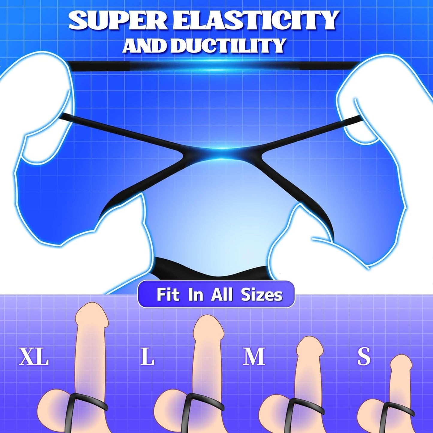 QuadRing 4-in-1 Prostate Massager Cock Ring - Vixen | Nova Network