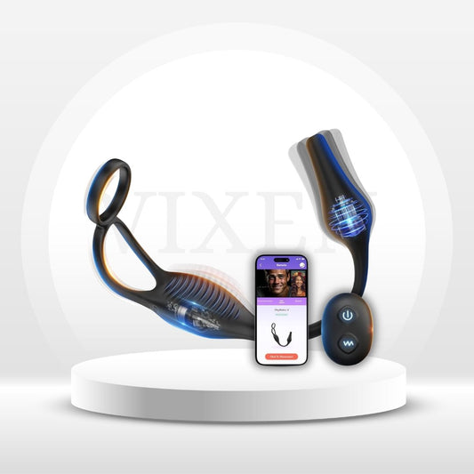 QuadRing 4-in-1 Prostate Massager Cock Ring - Vixen | Nova Network