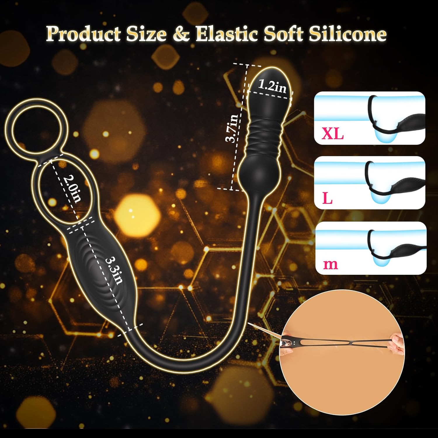 QuadRush Thrusting Prostate Ring - Vixen | Nova Network