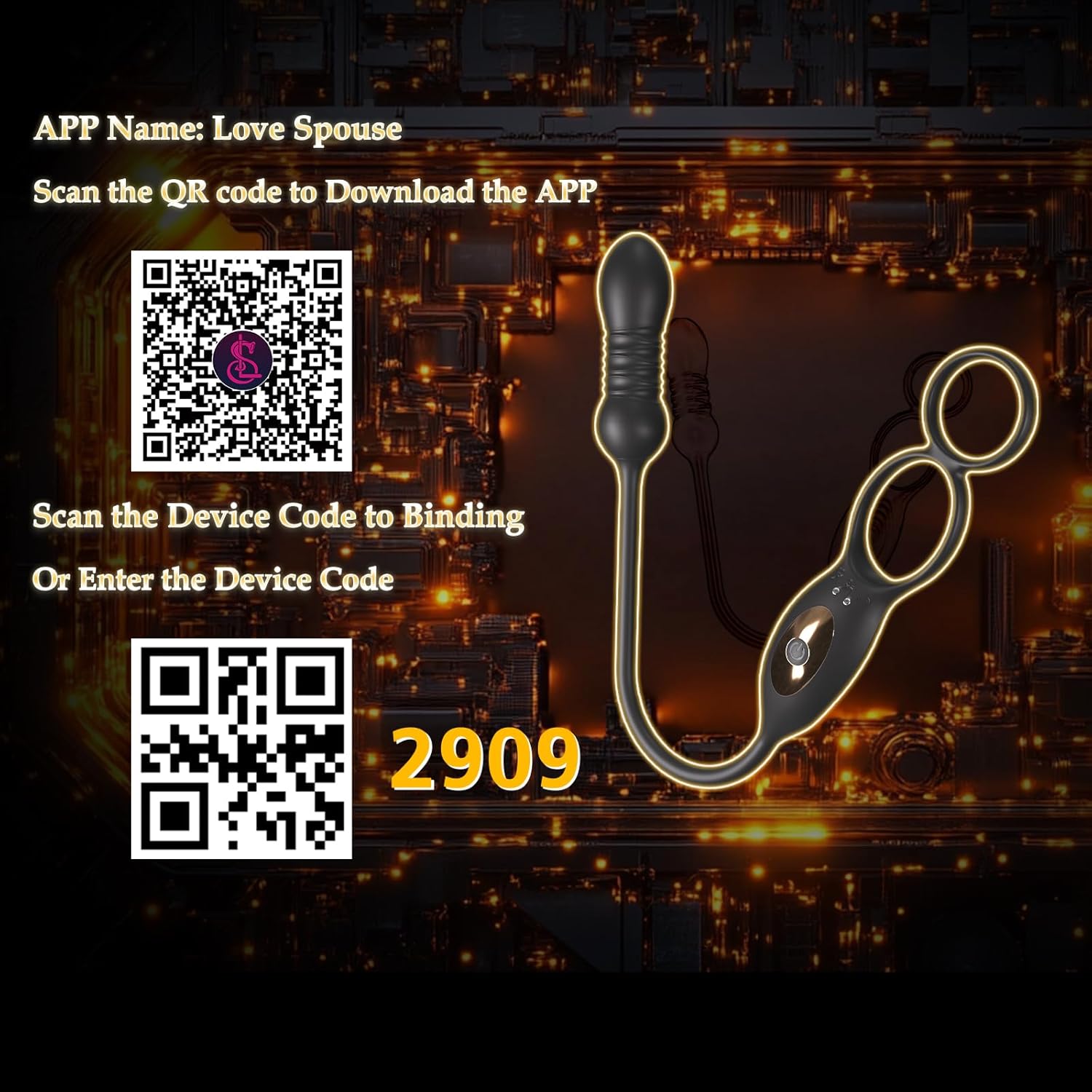 QuadRush Thrusting Prostate Ring - Vixen | Nova Network