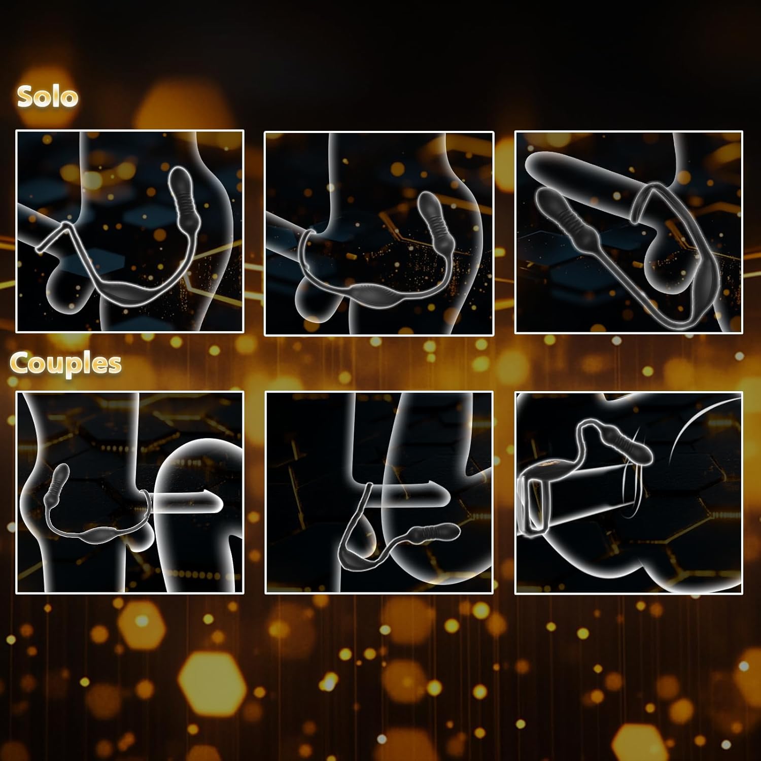QuadRush Thrusting Prostate Ring - Vixen | Nova Network