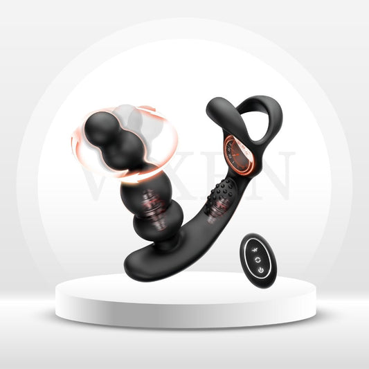 QuadVibe 4 - in - 1 Prostate Massager Cock Ring - Vixen | Nova Network