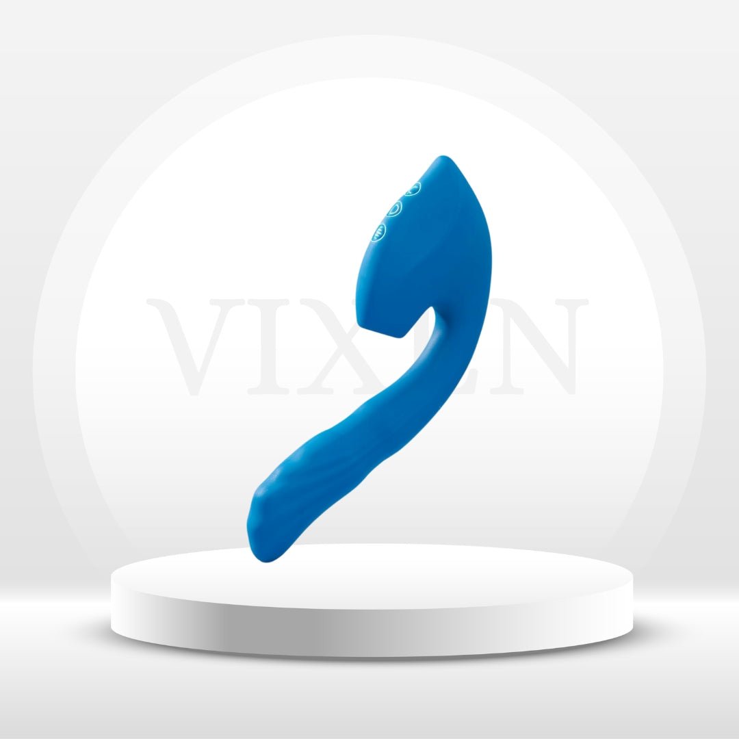 QueenPulse 3 - in - 1 Sucking & Thrusting Vibrator - Vixen | Nova Network