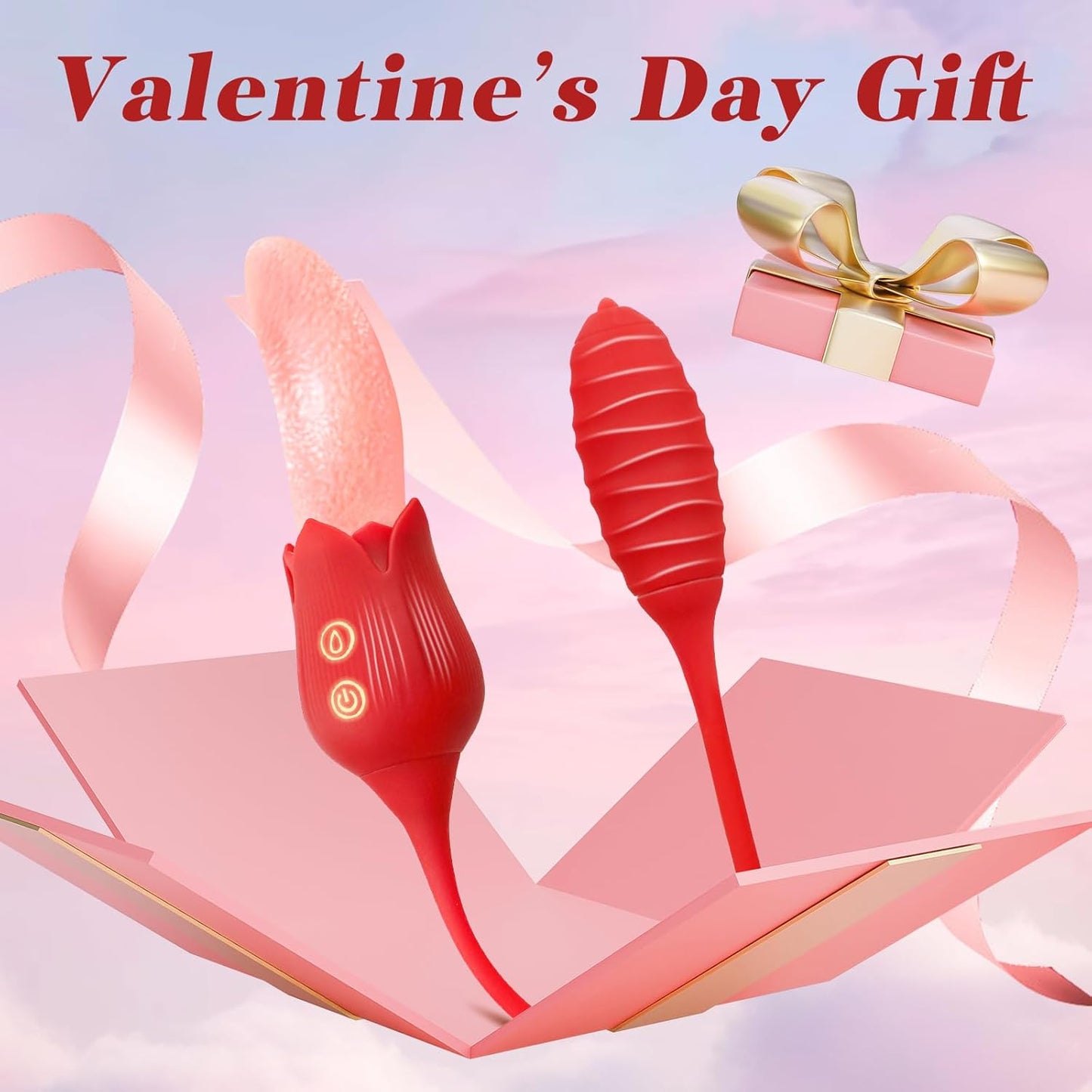 QueenVibe 2 - in - 1 Tongue & G - Spot Vibrator - Vixen | Nova Network