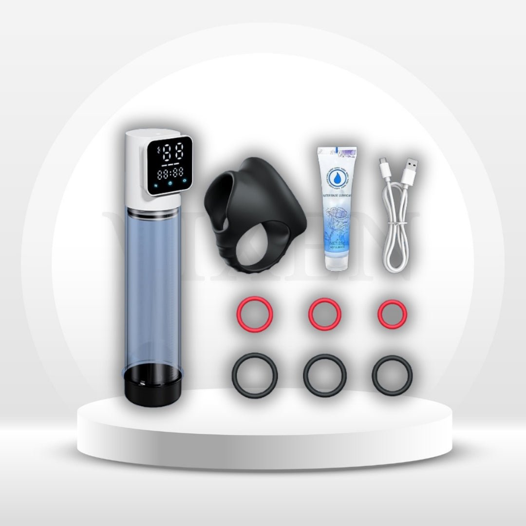 RangeMaster Penis Pump | 10 Suction Levels, Silent, IPX6 - Vixen Adult Playroom