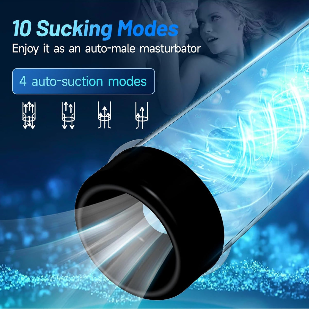 RangeMaster Penis Pump | 10 Suction Levels, Silent, IPX6 - Vixen Adult Playroom