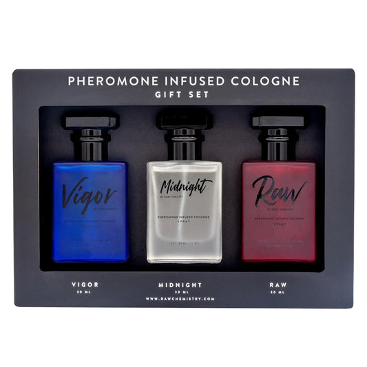 RawChemistry - A Pheromone Infused Mens Cologne Gift Set - Set of 3 Colognes - Vixen | Nova Network