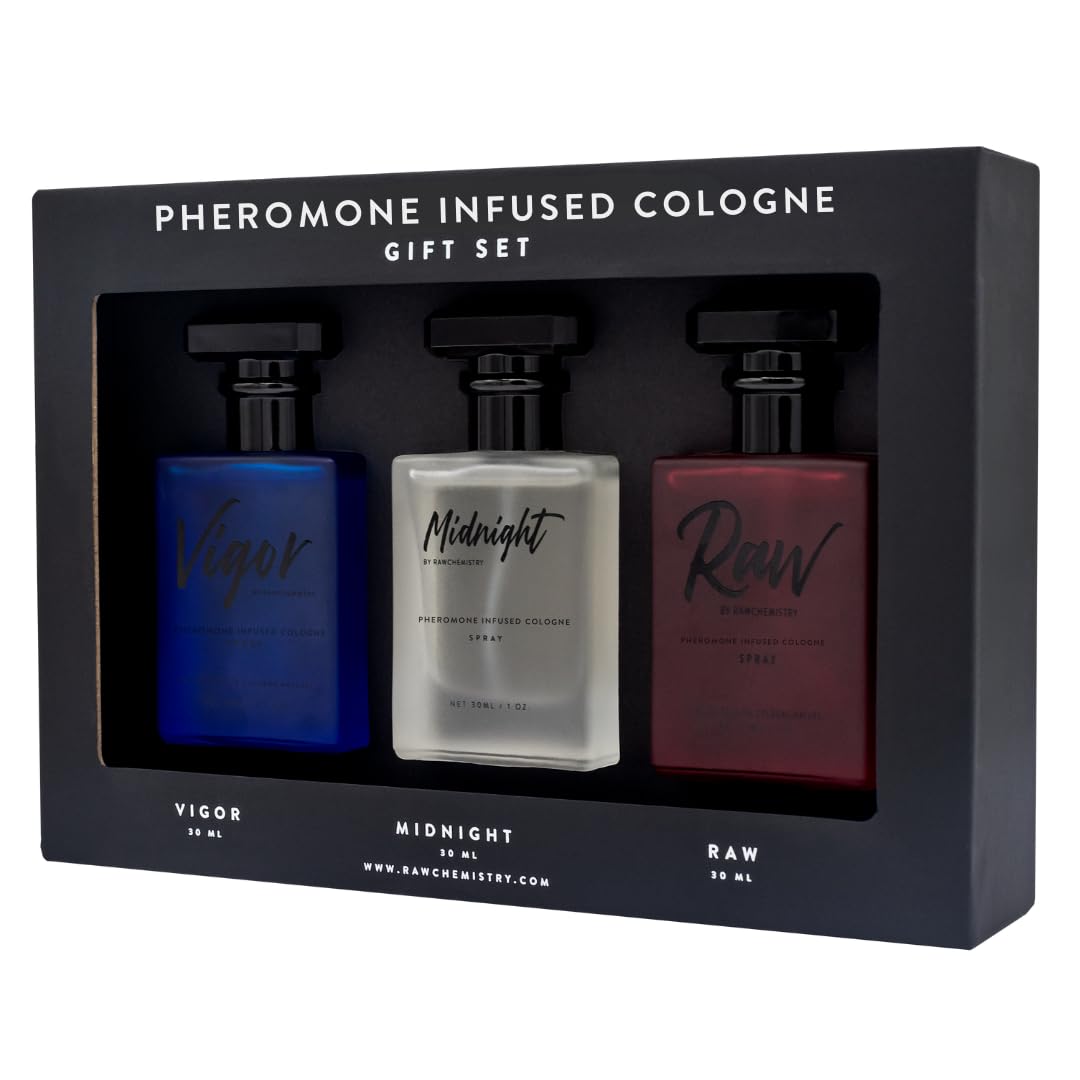 RawChemistry - A Pheromone Infused Mens Cologne Gift Set - Set of 3 Colognes - Vixen | Nova Network