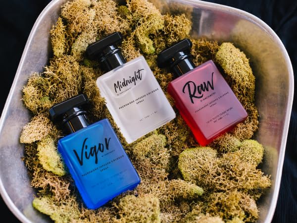 RawChemistry - A Pheromone Infused Mens Cologne Gift Set - Set of 3 Colognes - Vixen | Nova Network