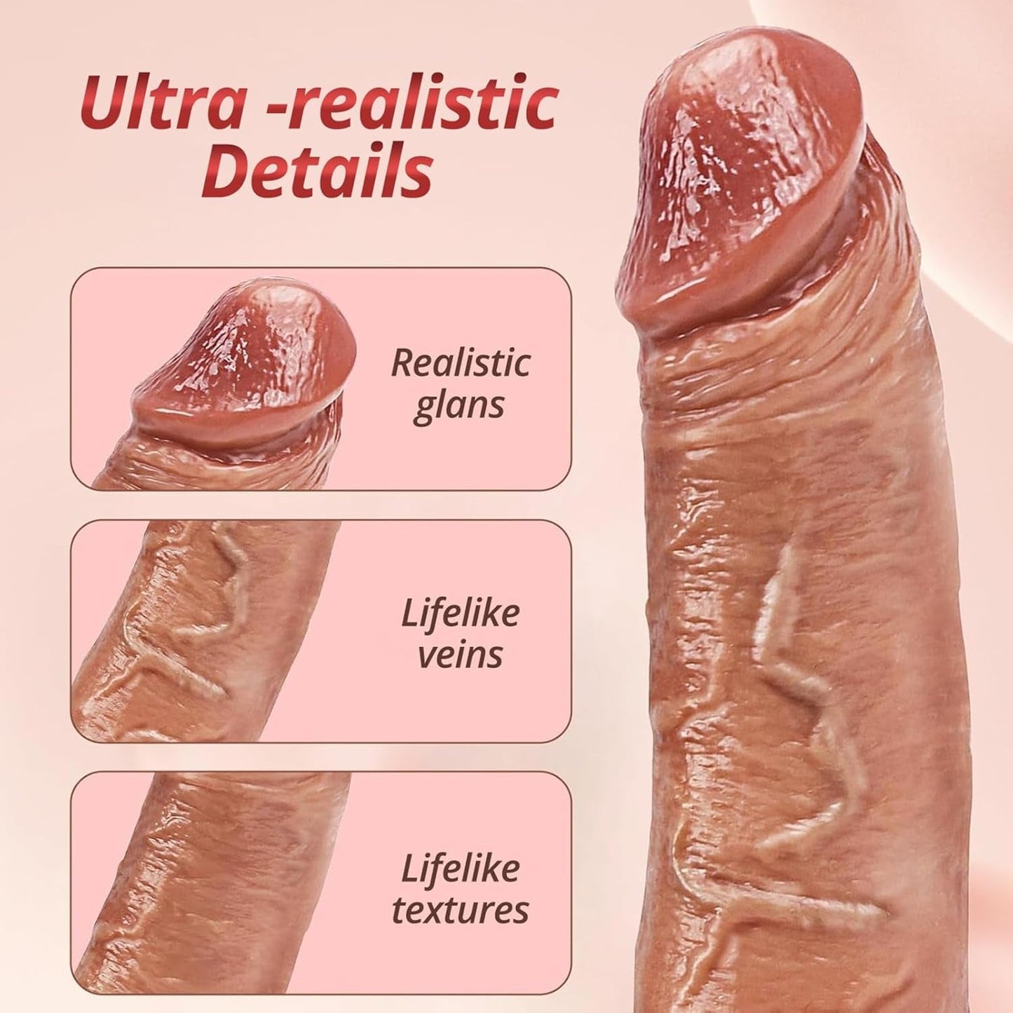 RealFit Realistic Vibrating Penis Sleeve - Vixen | Nova Network