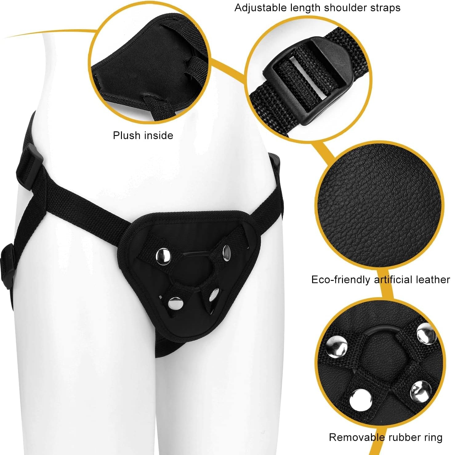 RealMate Realistic Silicone Strap-On Dildo & Harness - Vixen | Nova Network
