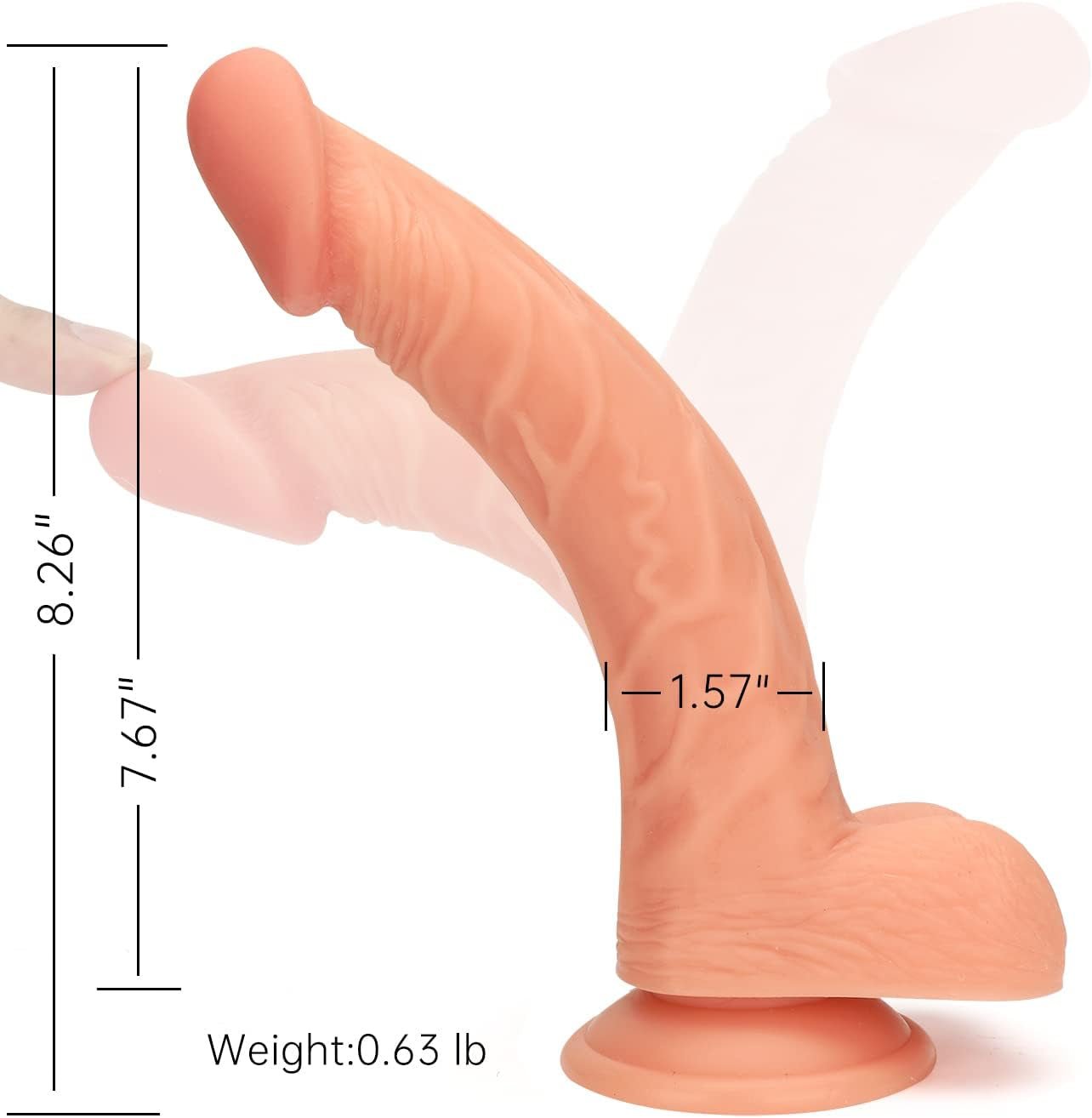 RealMate Realistic Silicone Strap-On Dildo & Harness - Vixen | Nova Network