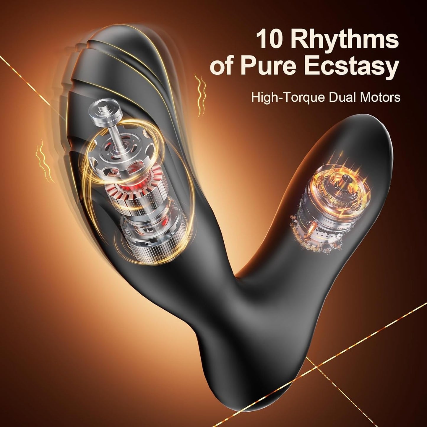 RearRave Waterproof Prostate Massager with Remote - Vixen | Nova Network