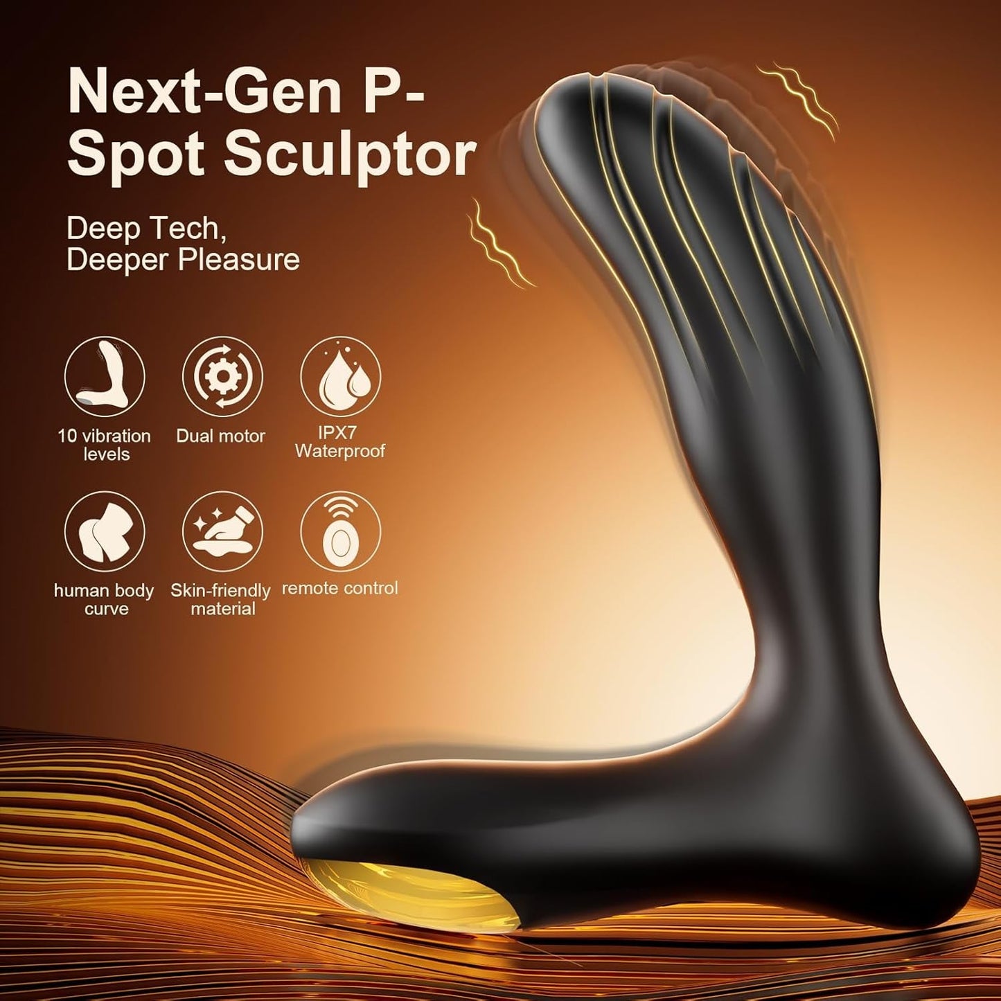 RearRave Waterproof Prostate Massager with Remote - Vixen | Nova Network