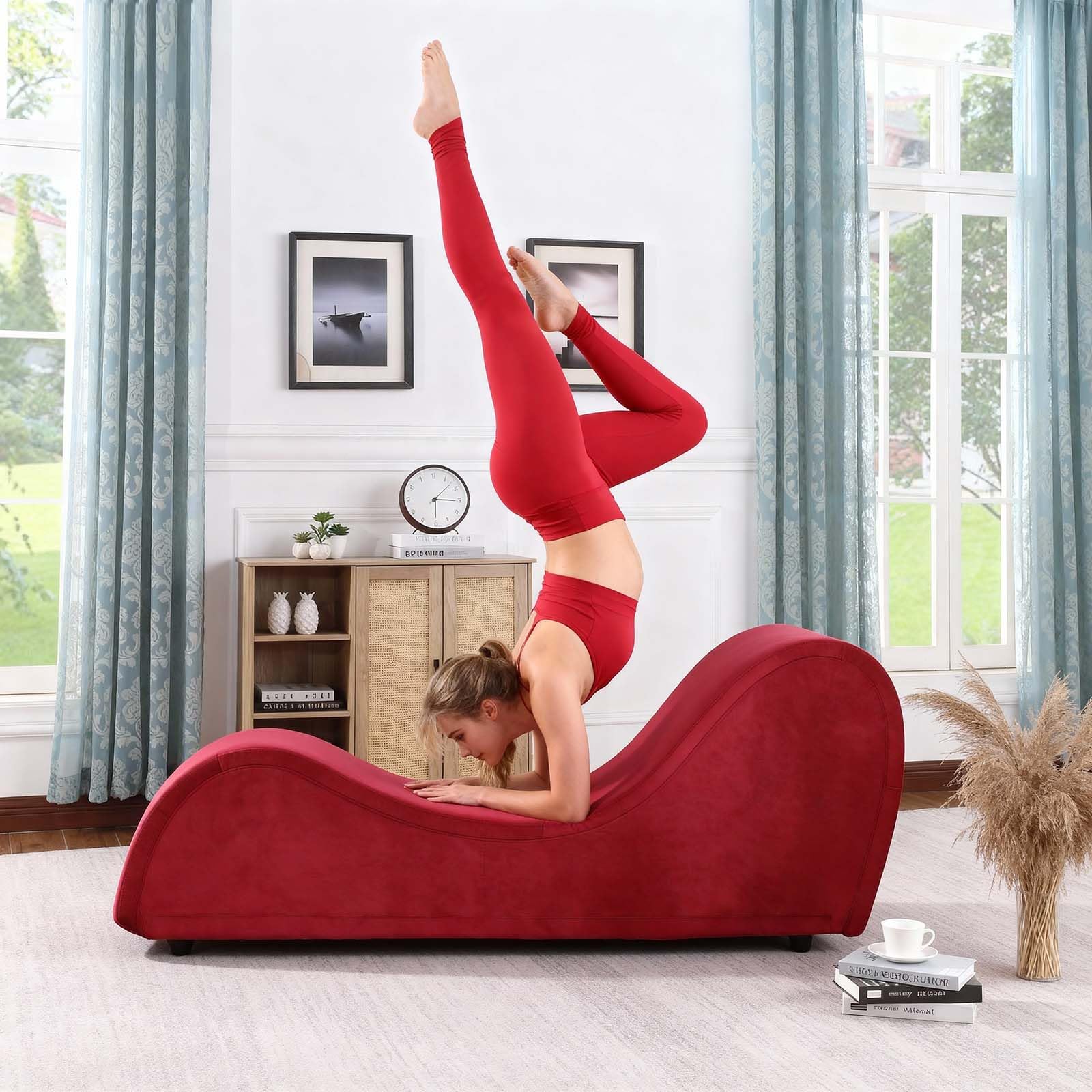 Red Velvet Intimate Experience Chaise - Vixen | Nova Network