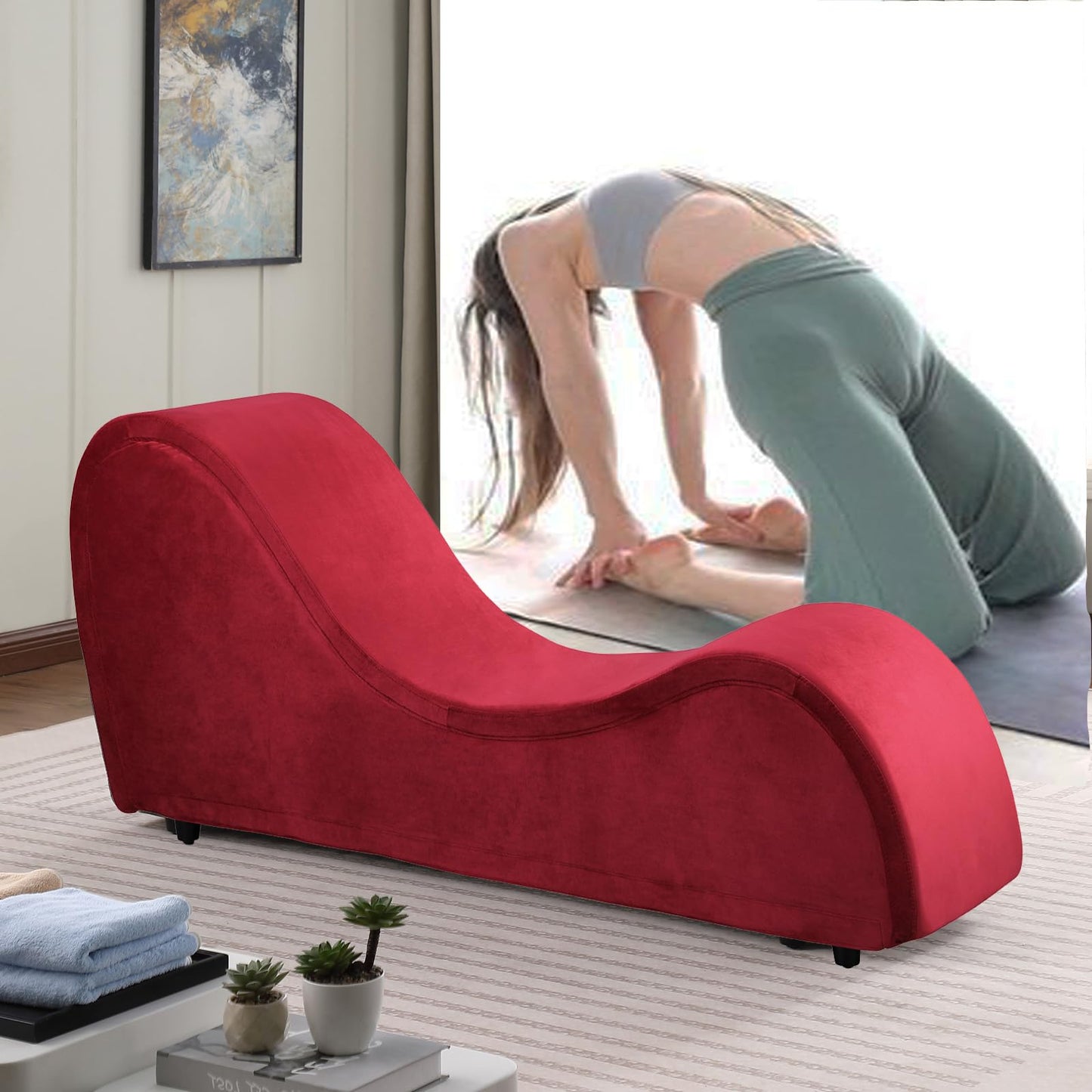 Red Velvet Intimate Experience Chaise - Vixen | Nova Network