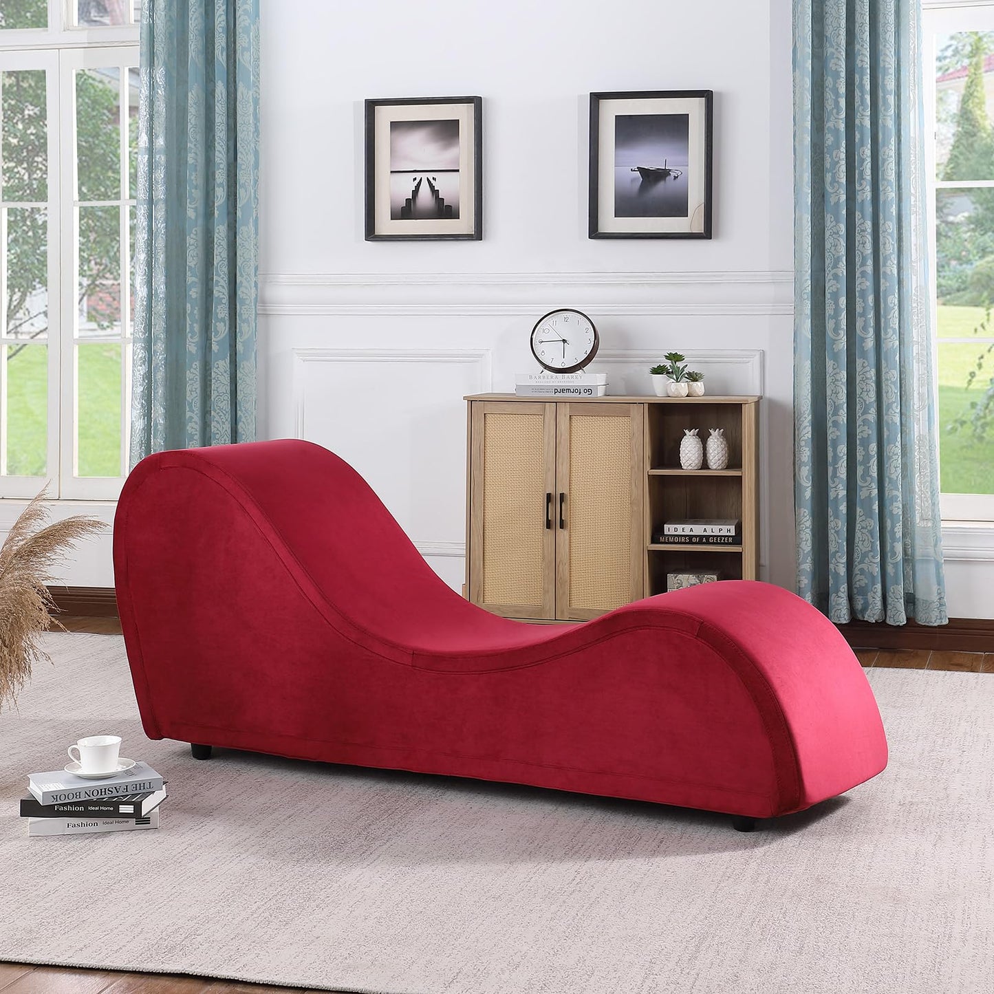 Red Velvet Intimate Experience Chaise - Vixen | Nova Network