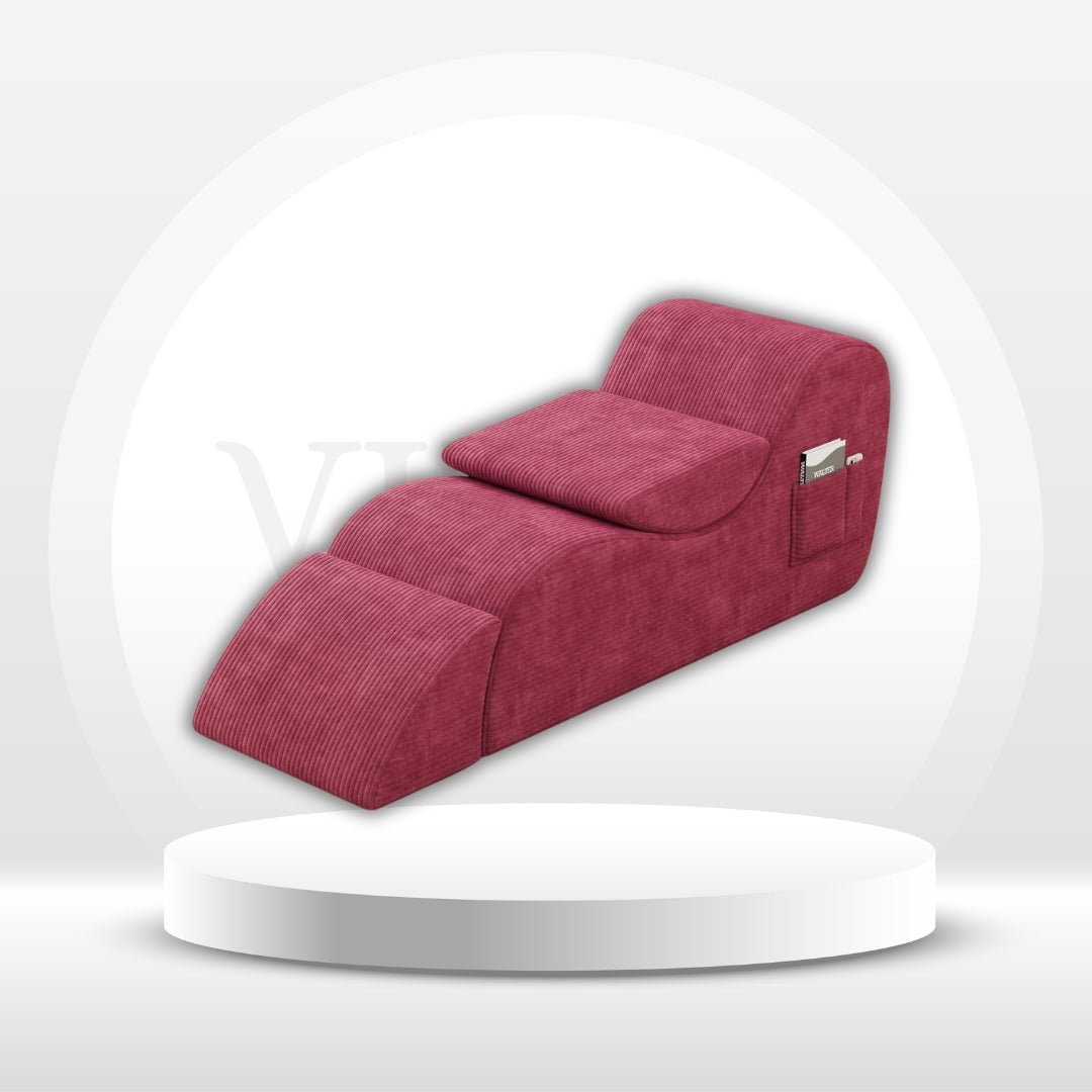 RedRoom Wine Red Sex Chaise Lounge - Vixen | Nova Network