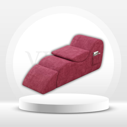 RedRoom Wine Red Sex Chaise Lounge - Vixen | Nova Network